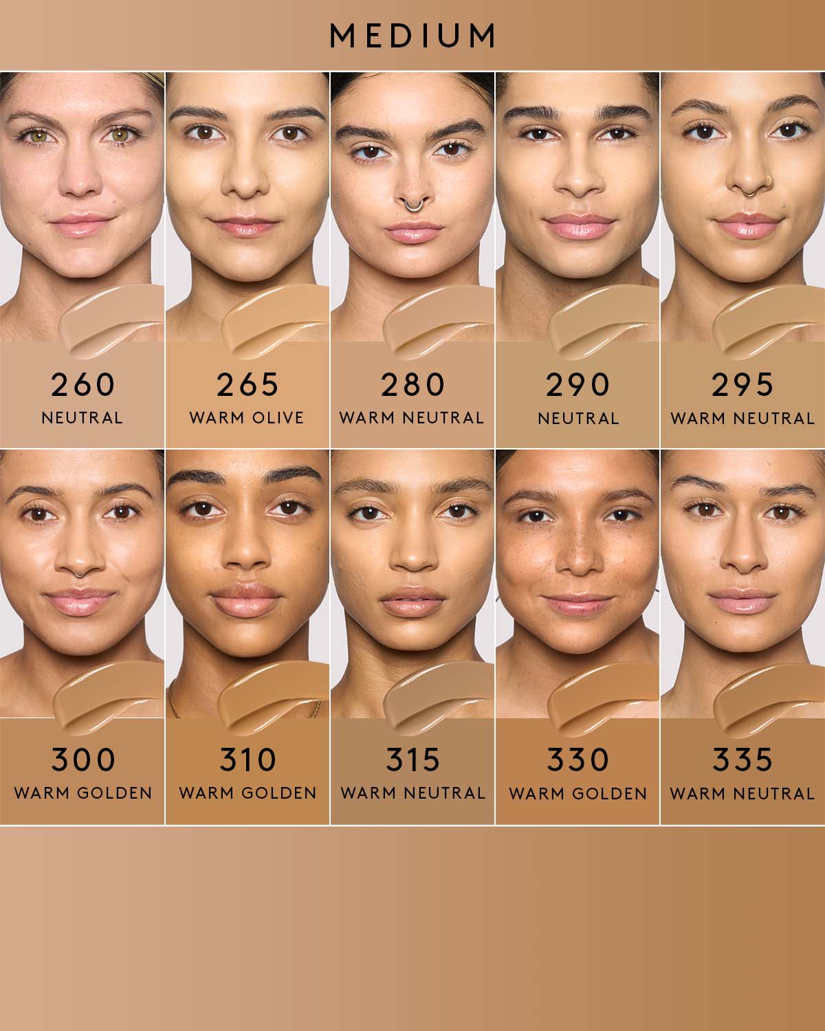 Soft'lit Naturally Luminous Longwear Foundation - 265 | 24-Hour Hydrating Full Coverage Makeup for Flawless Skin | Perfect for Daily Wear & Special Occasions