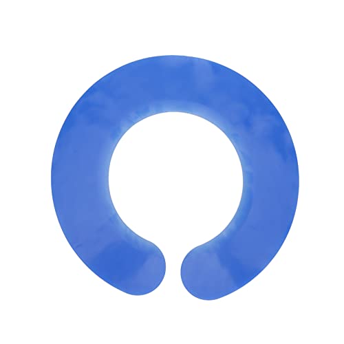 Waterproof Silicone Hair Cutting Collar - Salon-Grade Neck Cape for Hairdressing, Hair Styling & Dyeing Protection (Blue) | Perfect for Home Haircuts & Professional Salon Use