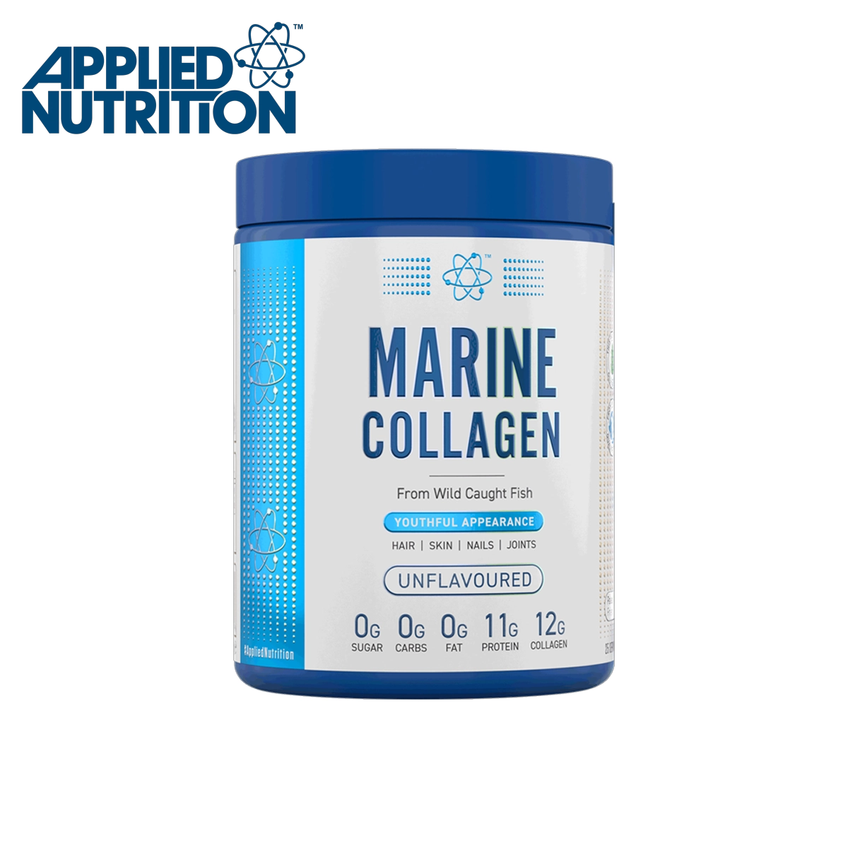 Pure Marine Collagen Peptides Powder 300g - Unflavored Collagen Supplement for Skin, Hair & Joint Support - Hydrolyzed for Better Absorption - Keto & Paleo Friendly (Great for Smoothies, Coffee & Baking)