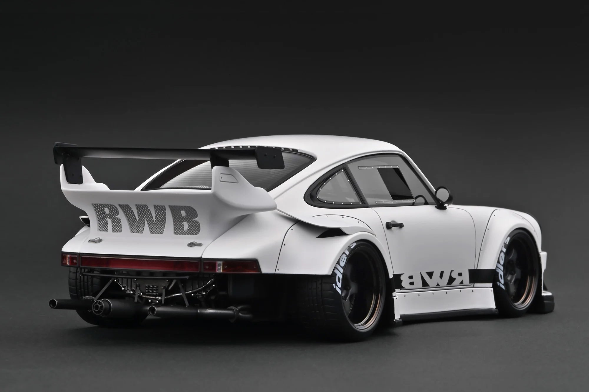 PREORDER - Ignition Model 1:18 Scale Porsche 930 Diecast Car in Matte White - Collectible Display Model for Car Enthusiasts & Home Office Decor