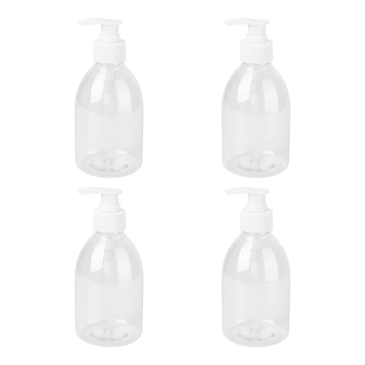 FRCOLOR 8-Pack Refillable Foaming Soap Dispenser Bottles - Plastic Pump Bottles for Hand Soap, Shampoo, Body Wash & Cleaning Spray - Perfect for Kitchen, Bathroom & Home Organization