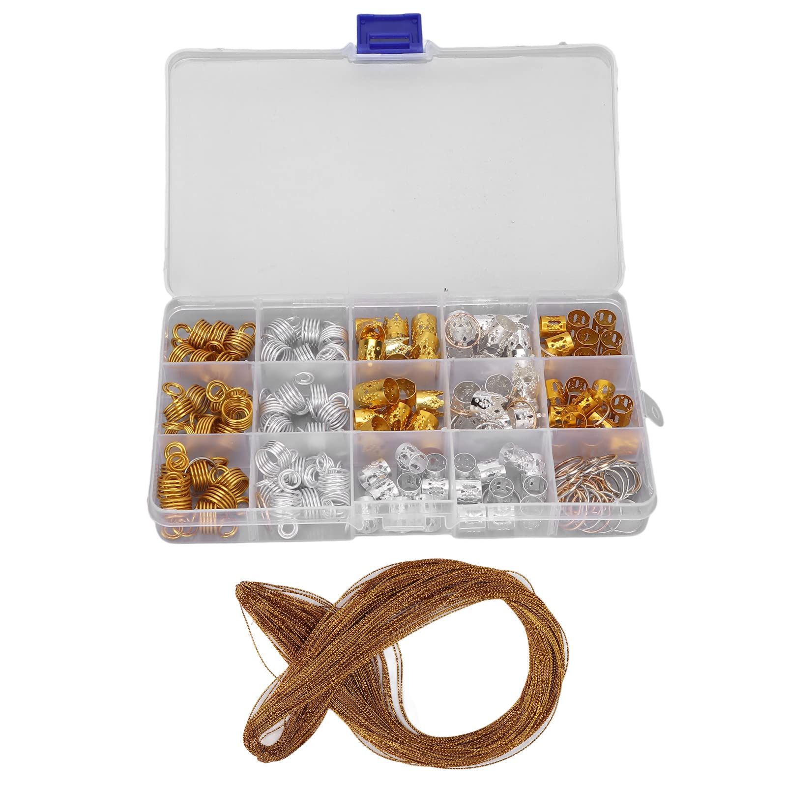 Anti-Oxidation Dreadlock Beads for Hair - Premium Hair Dreadlocks Accessories & Decorations for Men & Women | Perfect for Boho, Festival, and Everyday Style