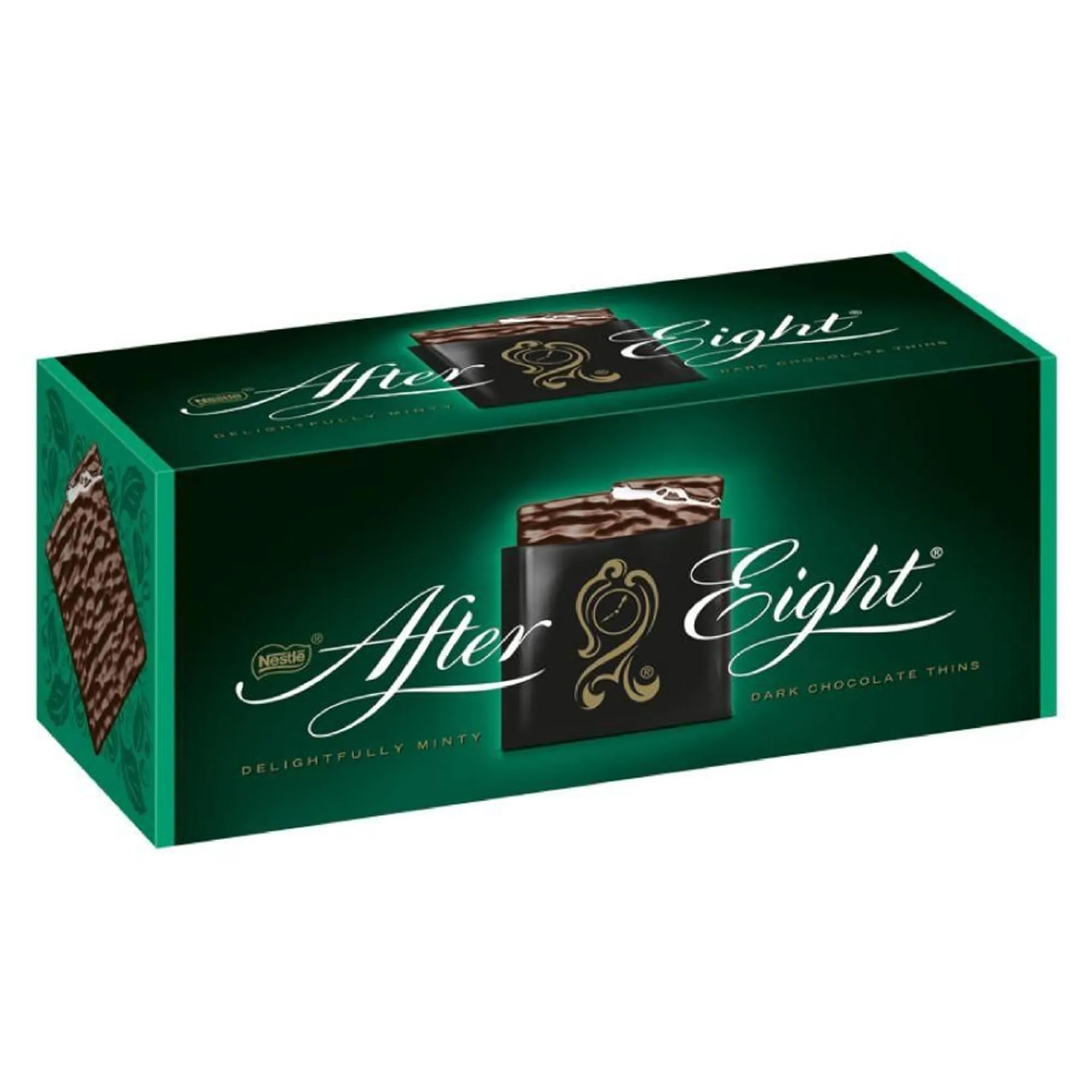 Nestle After Eight Mint Chocolate Thins - 30 Individually Wrapped Mints (300g/10.5oz) | Deluxe After Dinner Treat for Parties, Gifts & Holiday Desserts