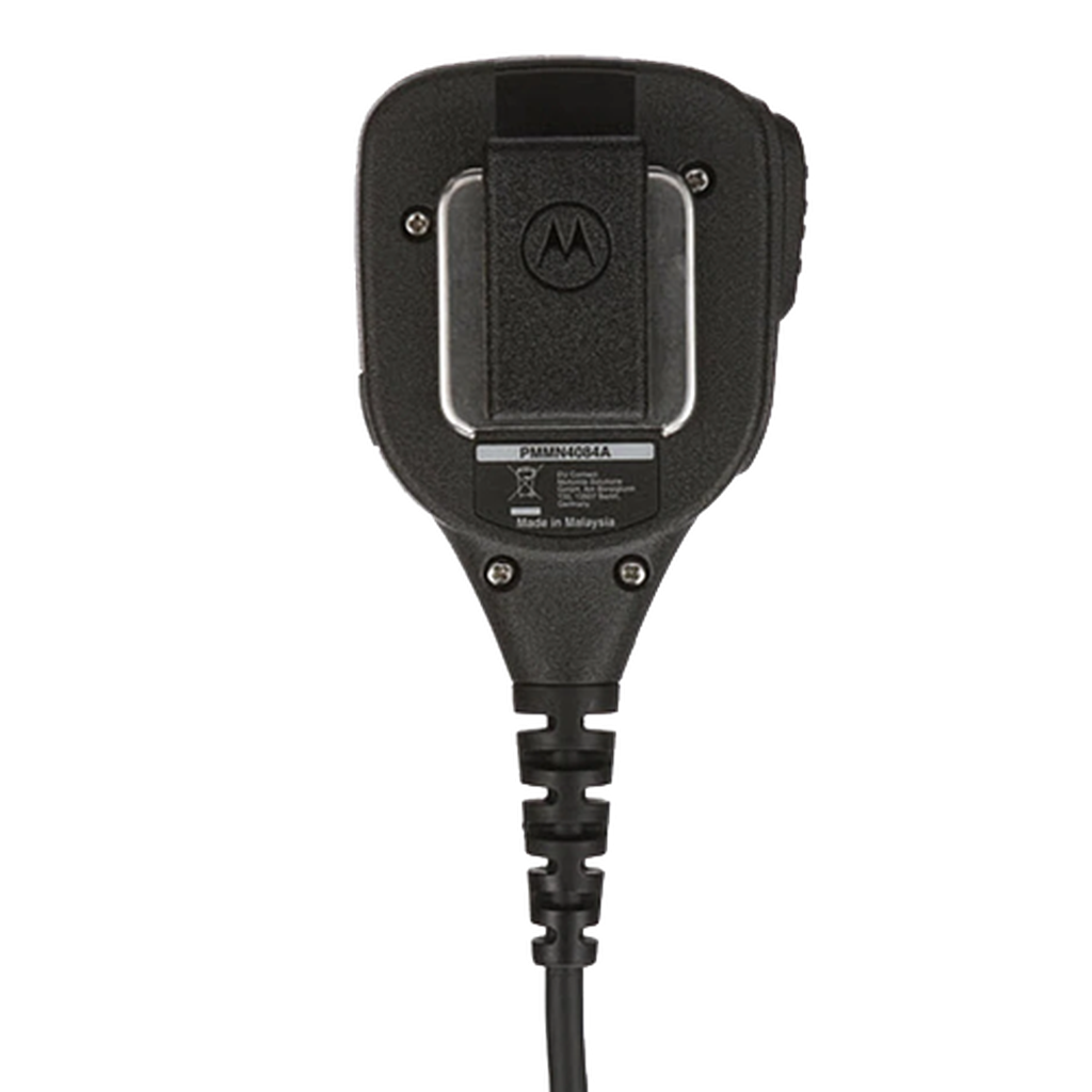 Motorola PMMN4084 Remote Speaker Microphone - Two-Way Radio Accessory for Clear Communication | Perfect for Security, Construction & Outdoor Adventures