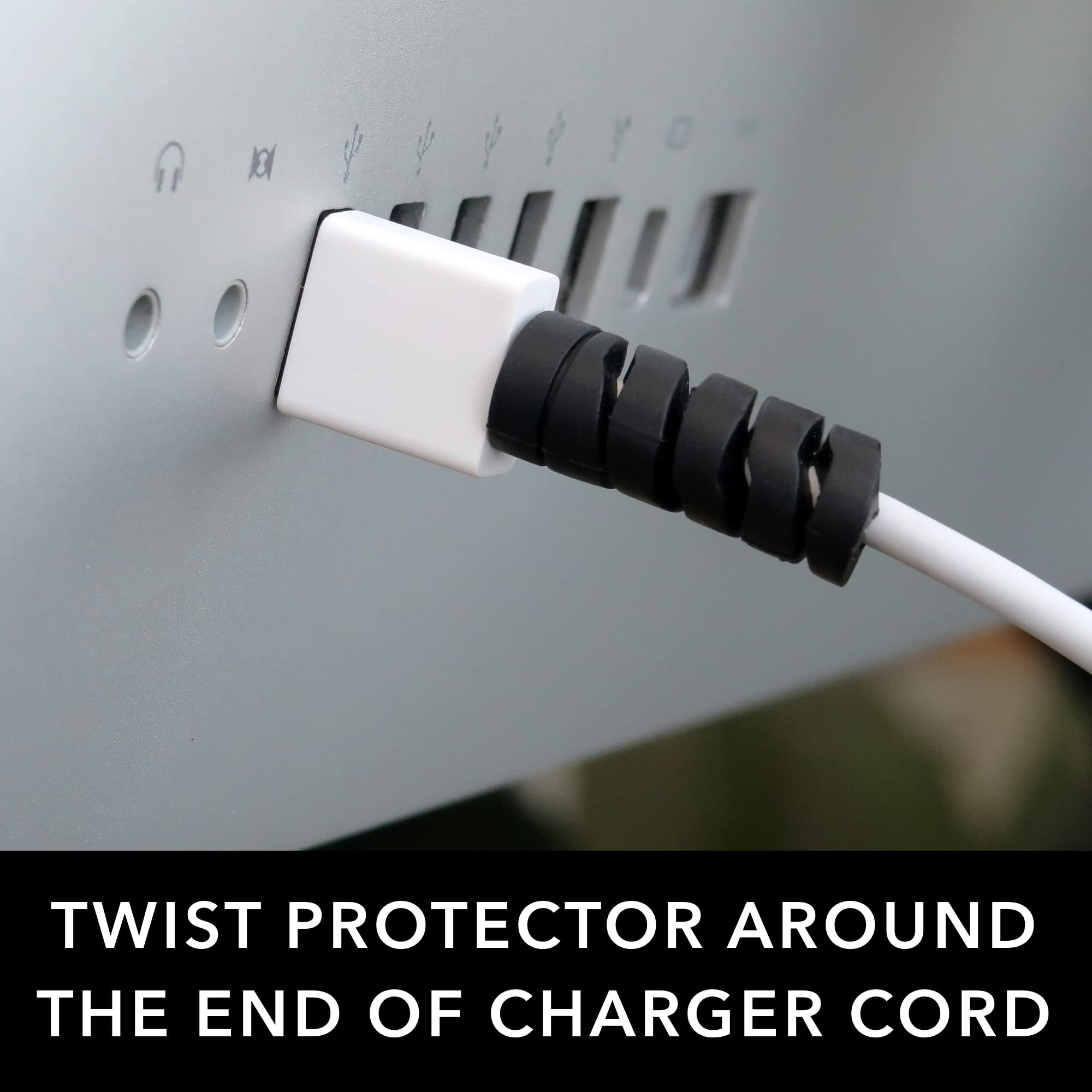 20-Pack Artefact Cable Protector - Durable Charger & Cord Protector for iPhone, iPad, MacBook - Prevent Fraying & Extend Cable Life - Perfect for Home, Office & Travel Use