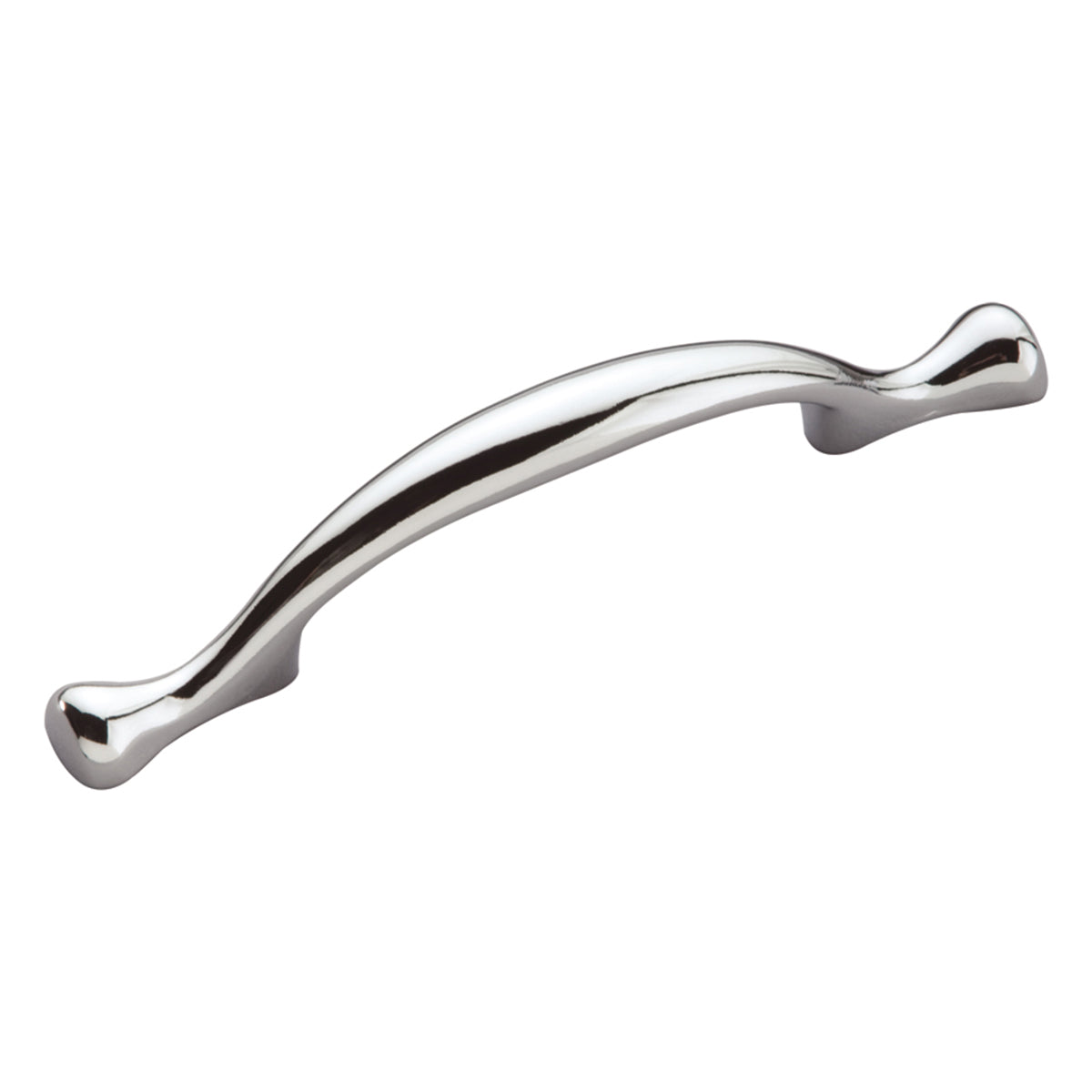 3 Inch Center to Center Chrome Finish Cabinet Pull - Elegant Hardware for Kitchen Cabinets, Bathroom Vanities & Furniture Drawers