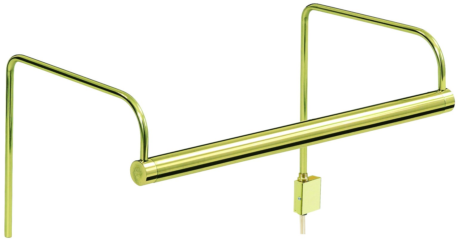 House of Troy SL6-61 6-Inch Slim-Line Picture Light in Polished Brass - Perfect for Artwork, Paintings, and Gallery Wall Lighting