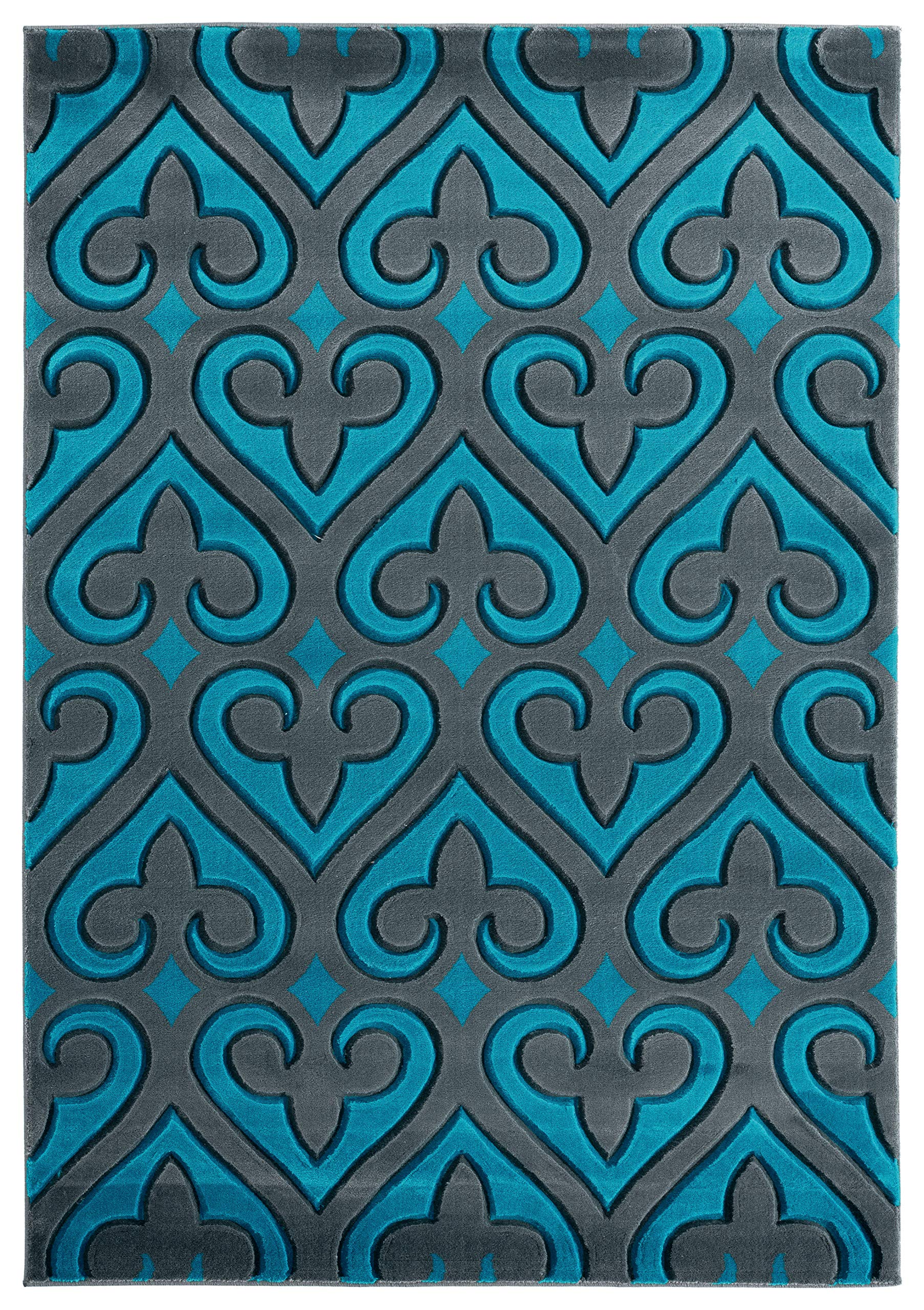 United Weavers of America Bristol Heartland Turquoise Area Rug 5'3