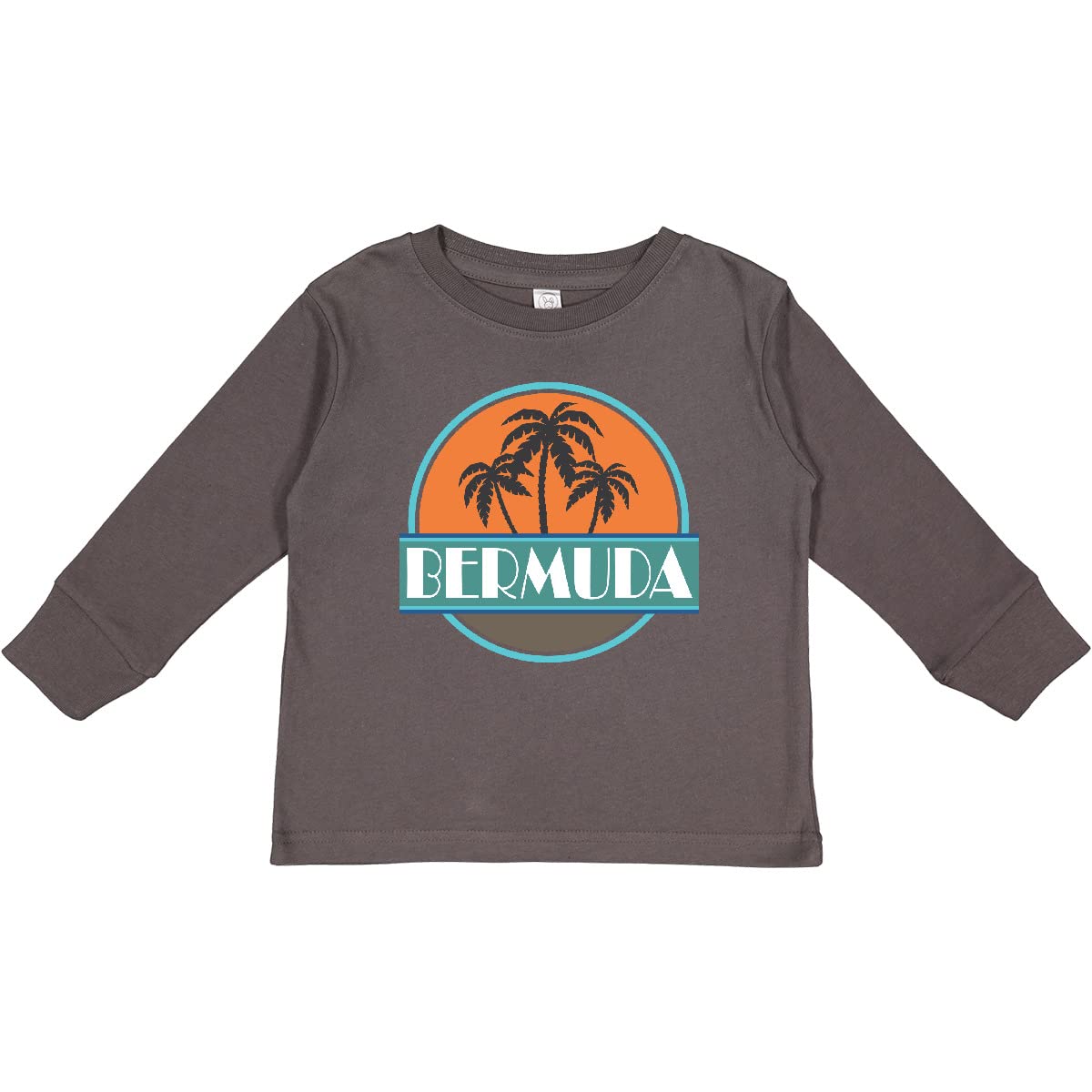Inktastic Bermuda Vacation Trip Toddler Long Sleeve T-Shirt - Cute Travel Shirt for Boys & Girls - Perfect for Beach Trips, Family Vacations & Holiday Gifts