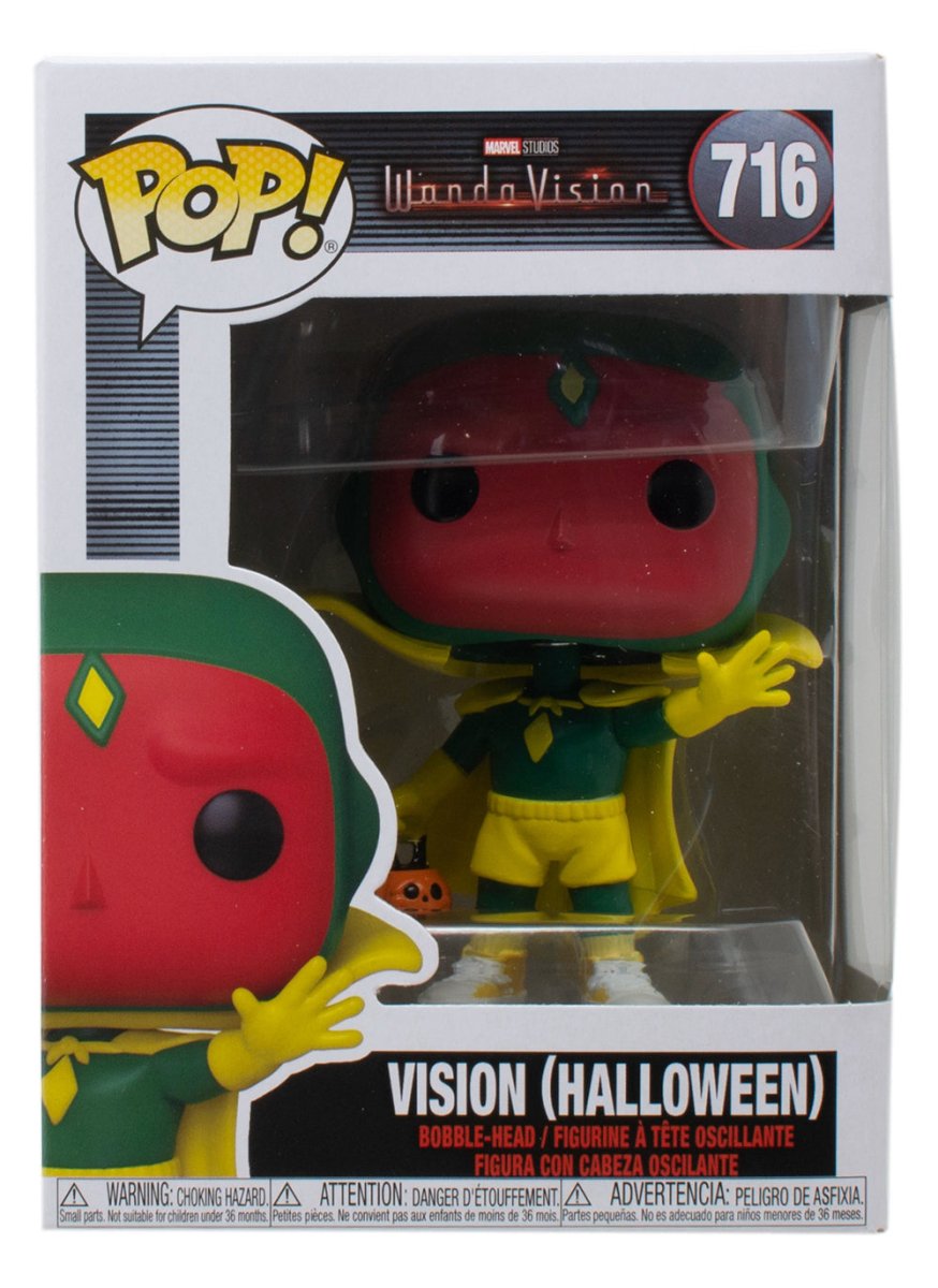 Marvel Wanda Vision Halloween Funko Pop! Vinyl Figure #716 - Collectible Action Figure for Marvel Fans, Halloween Decor & Gift Idea