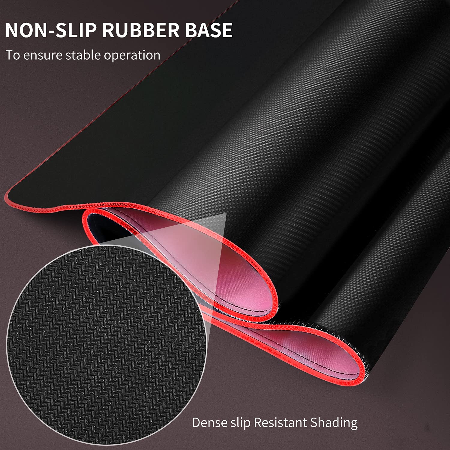 RGB Gaming Mouse Pad with 12 LED Lighting Modes - Large 31.5x11.8 Inch Non-Slip Rubber Base Desk Mat for PC Gaming, Keyboard & Mouse - Perfect for Esports, Streaming & Office Work (Pink)