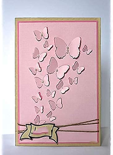 Butterfly Metal Cutting Dies Set for DIY Scrapbooking - Foldable Butterfly Stencils for Photo Albums, Cards, and Paper Crafts | Perfect for Wedding Invitations, Home Decor, and Handmade Greeting Cards