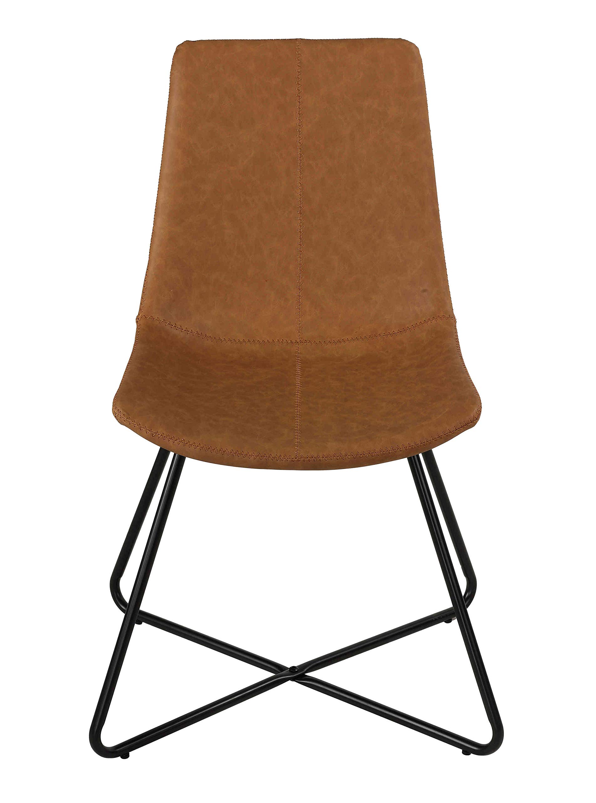 Cortesi Home Tangier Dining Chair - Brown Wooden Dining Room Chair for Kitchen, Restaurant & Home Decor