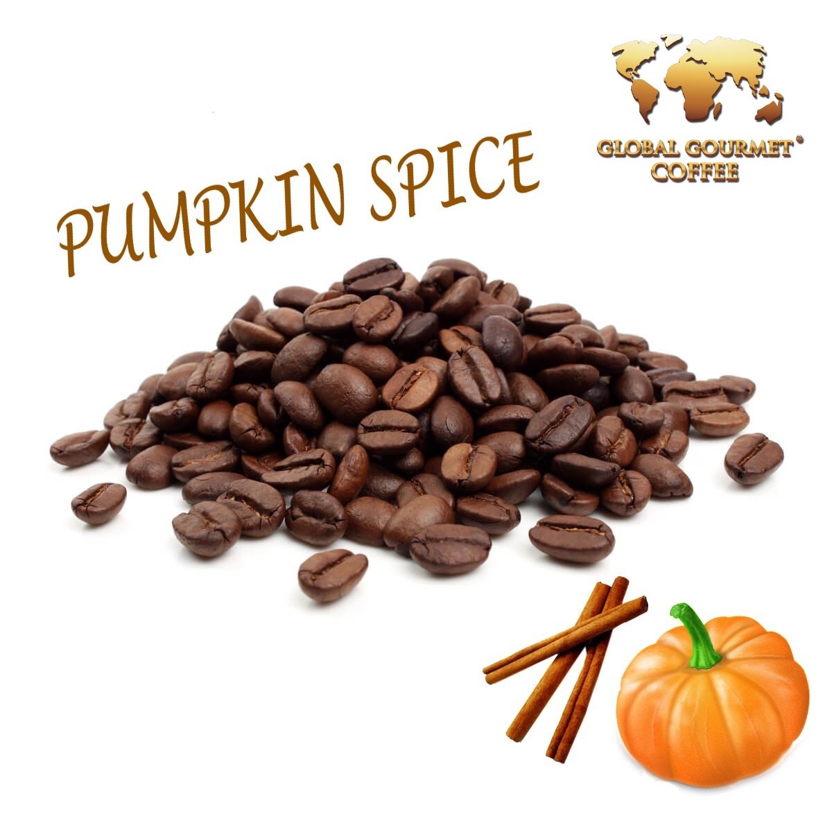 Pumpkin Spice Flavored Coffee - 1lb Ground Gourmet Coffee Beans | Perfect for Fall Mornings, Holiday Gifting & Cozy Evenings
