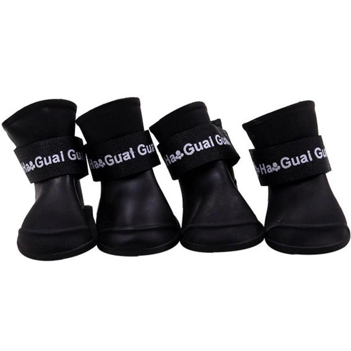 4 Pairs Waterproof Dog Boots Anti-Slip Pet Shoes for Small & Medium Dogs - Paw Protection for Winter Snow, Rain & Outdoor Adventures (Ideal for Hiking, Walking & Cold Weather)