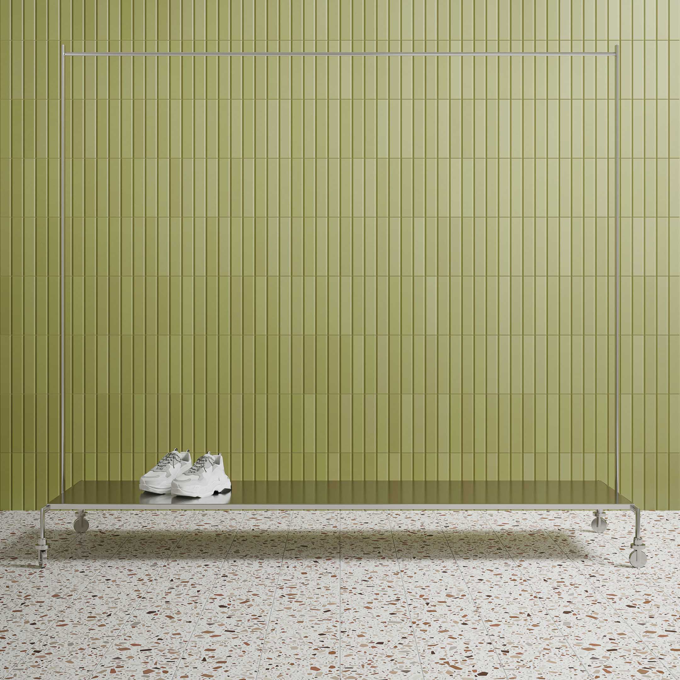 Reagan Beveled Subway Wall Tile - Premium Ceramic Tile for Kitchen Backsplash, Bathroom & Shower - Classic White Glossy Finish - Easy to Clean & Install