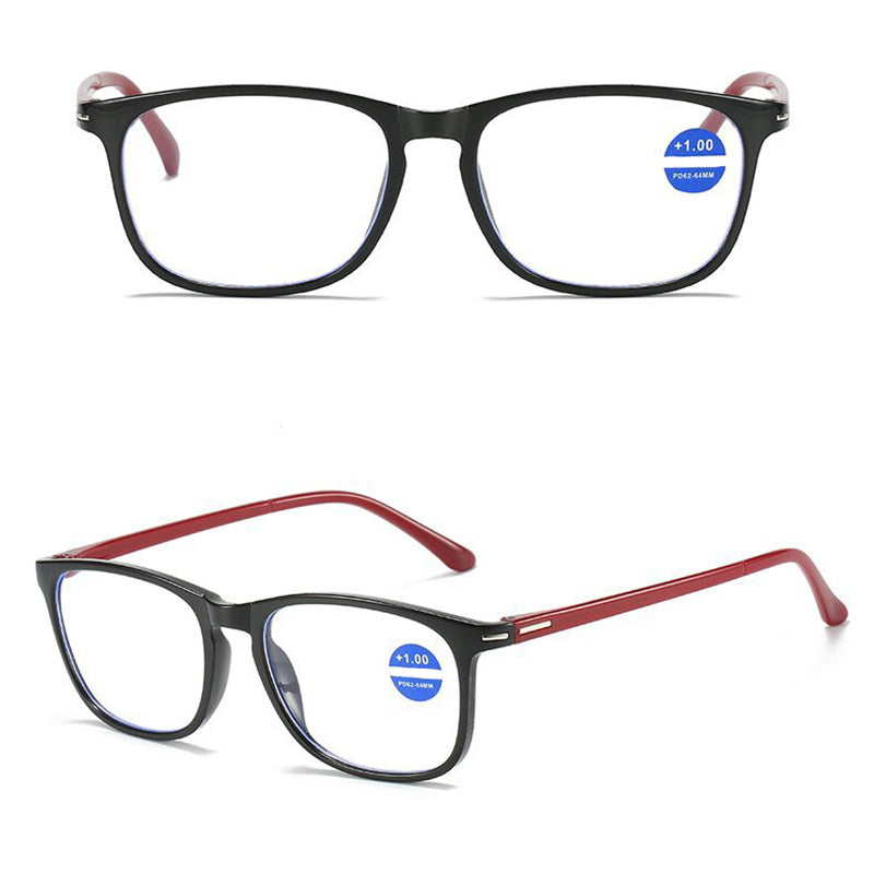 Blue Light Blocking Reading Glasses - HD Anti Glare Computer Glasses for Eye Strain Relief - Perfect for Office Work, Gaming & Screen Time