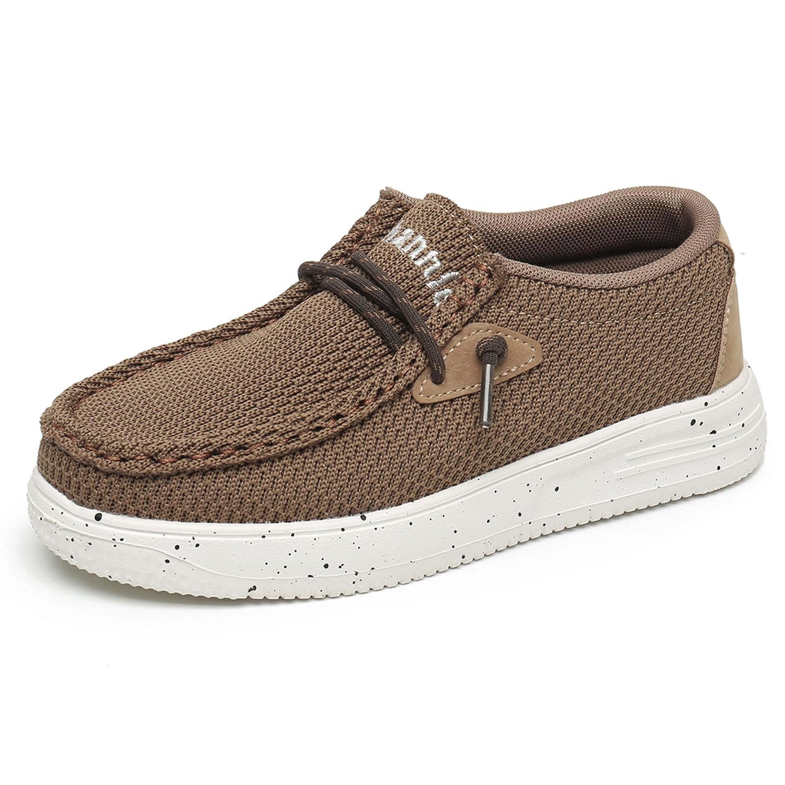 Ahannie Kids Boys Girls Loafers Slip On Casual Lightweight Walking Shoes - Comfortable Toddler/Little Kid/Big Kid Sneakers for School, Play & Everyday Wear