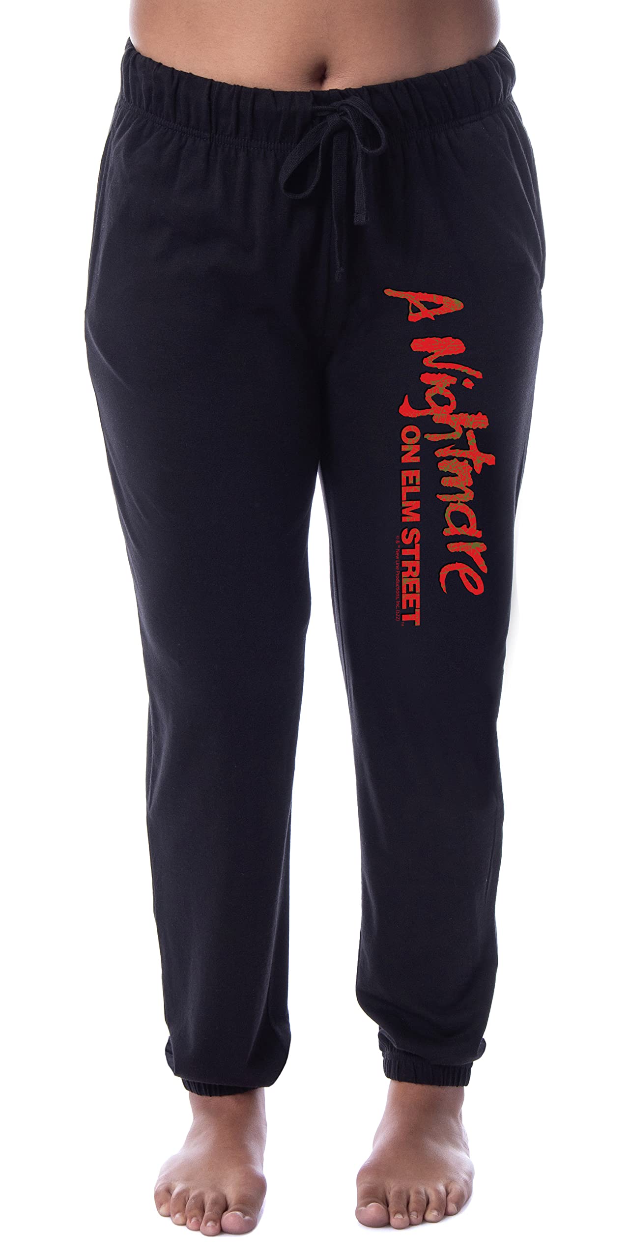 Nightmare on Elm Street Women's Movie Jogger Pajama Pants - Horror Film Themed Sleepwear for Lounge & Movie Nights