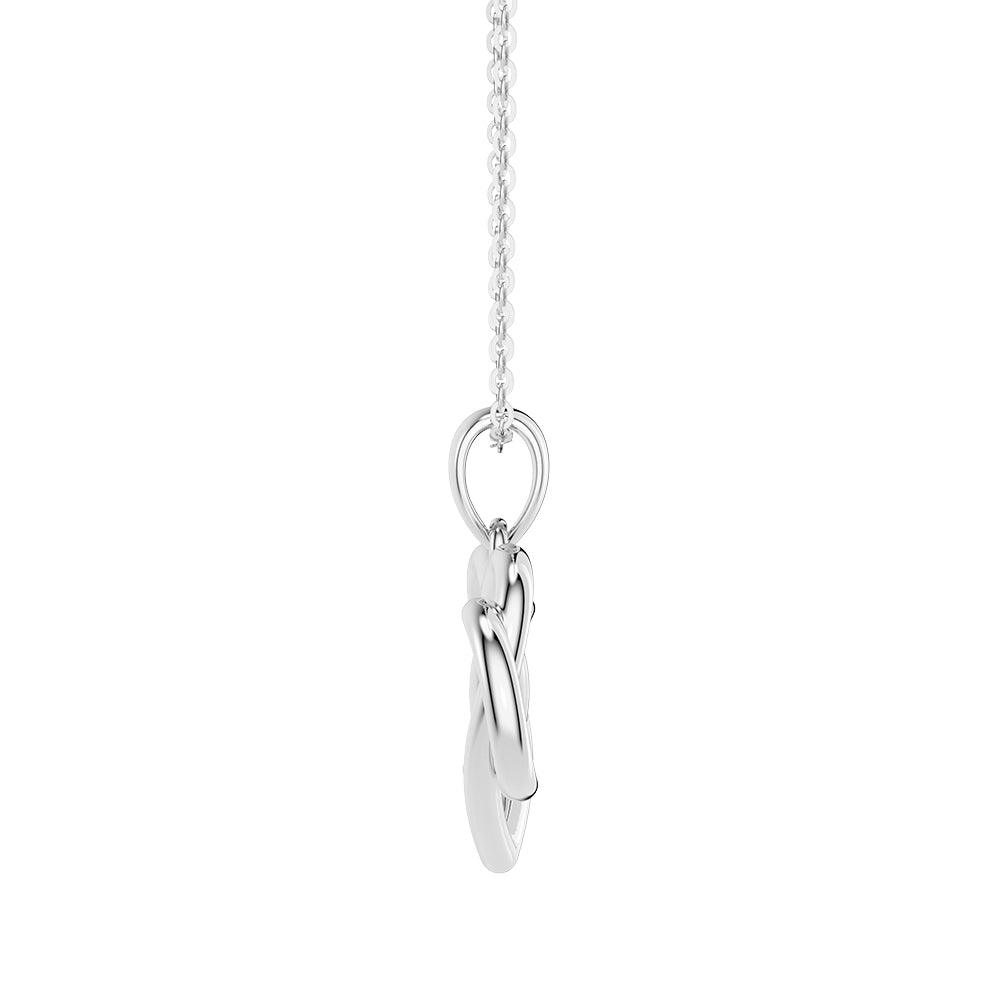 Infinite Love Heart Pendant Necklace - Sterling Silver Romantic Jewelry Gift for Her, Valentine's Day, Anniversary & Special Occasions | Perfect for Date Nights, Weddings & Meaningful Moments
