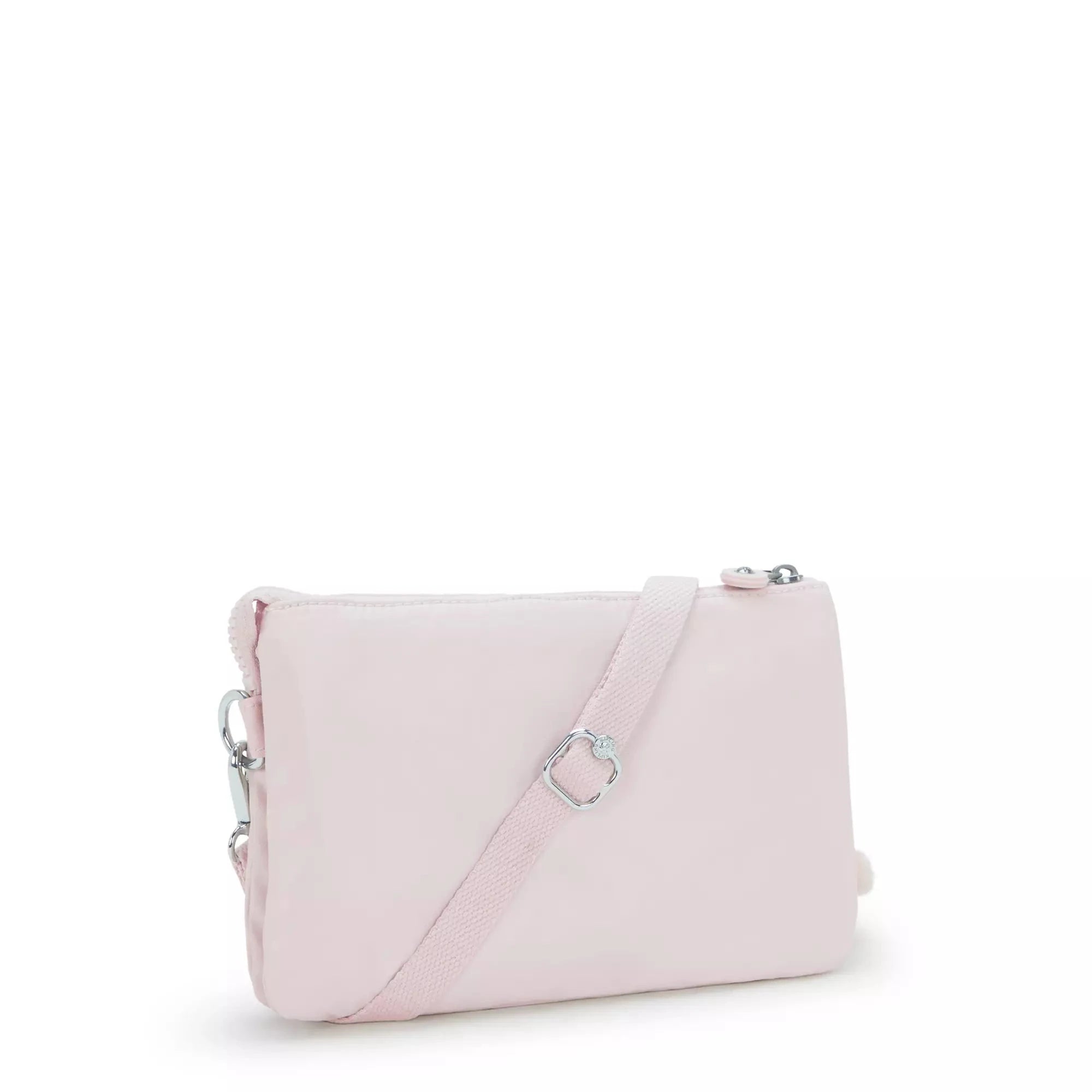 Kipling Riri Metallic Crossbody Bag - Pink Shine | Stylish Women's Shoulder Purse for Everyday Use, Travel & Shopping