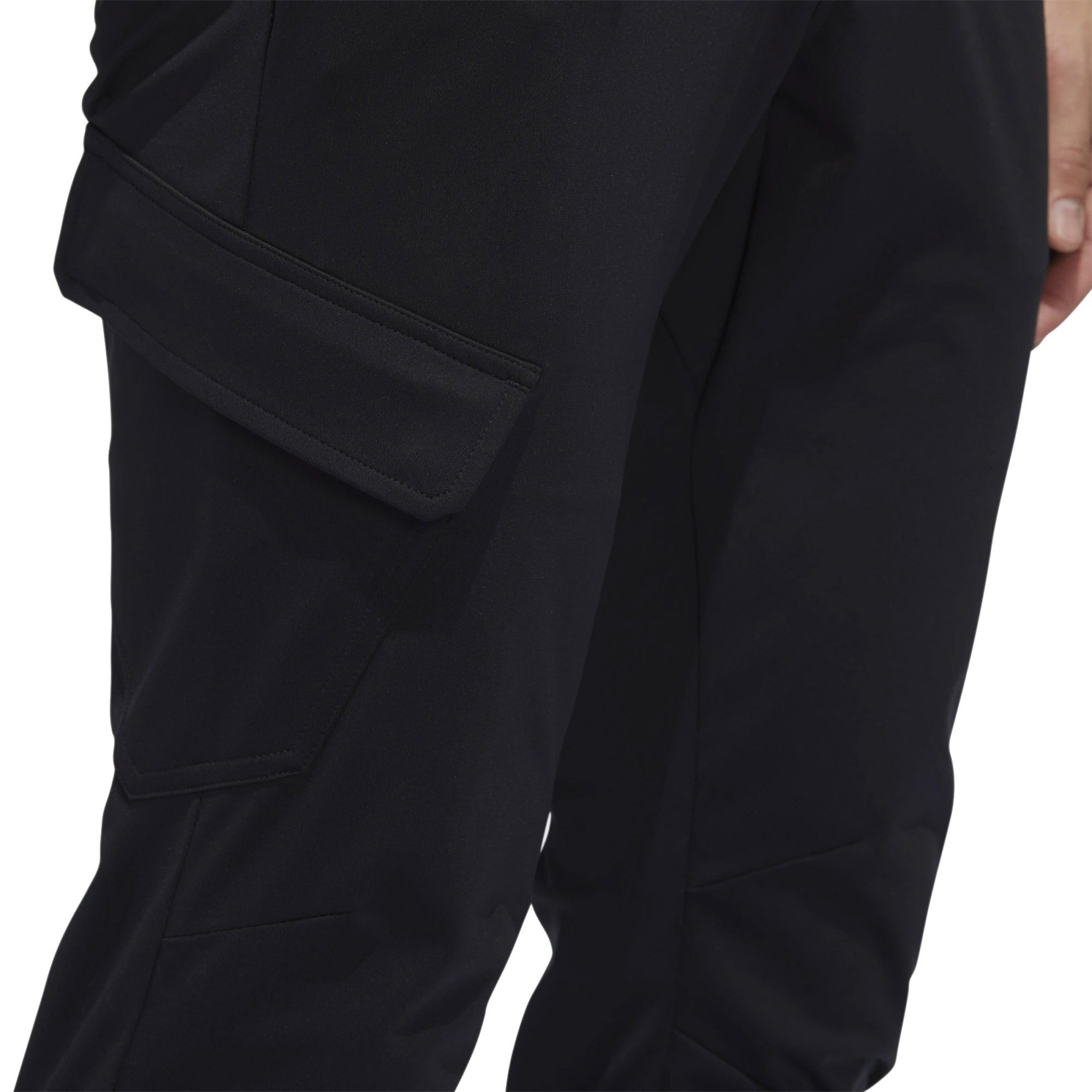Adidas Adicross Warp Knit Men's Golf Joggers Pants - Black Stretch Comfortable Athletic Trousers for Golfing, Running & Casual Wear