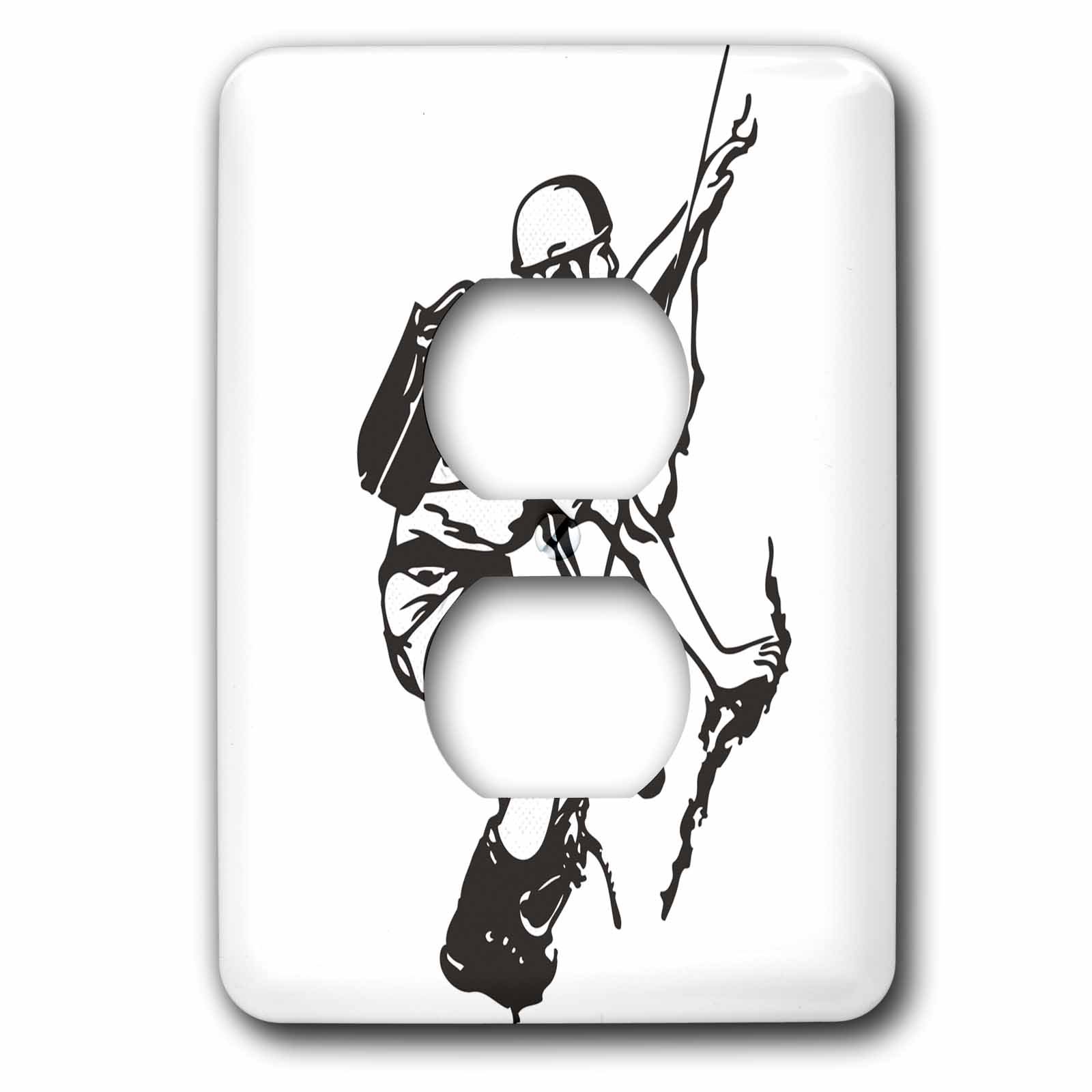 3D Rose Light Switch Cover - Decorative for Home Decor
