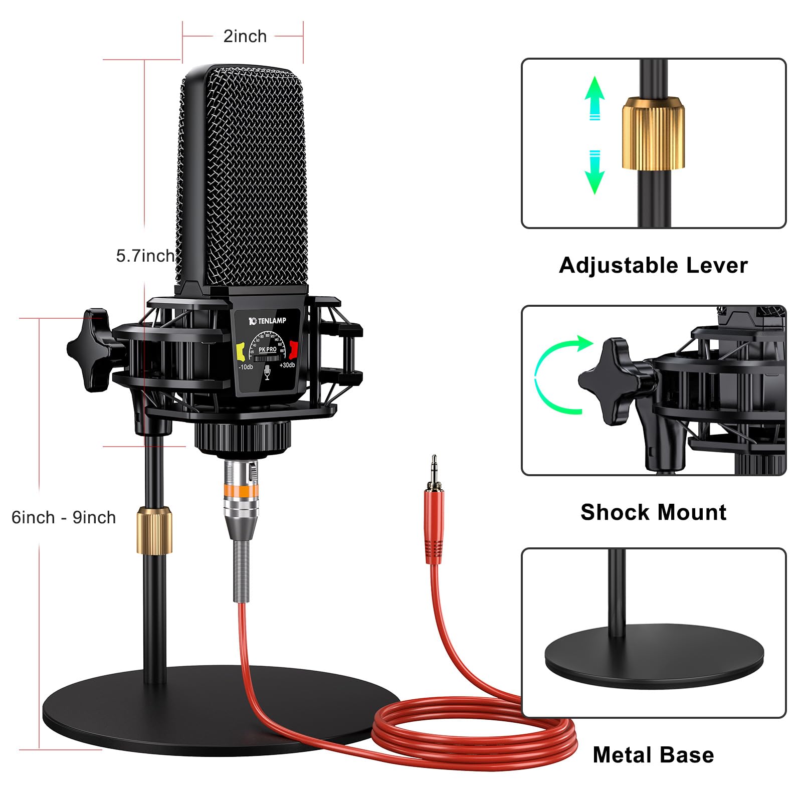 Professional Podcast Microphone Bundle with Live Sound Card & Audio Mixer – Condenser Mic for PC/Phone Streaming, Gaming, Singing – Includes Voice Changer & Noise Reduction – Perfect for Home Studios, YouTube, Twitch & Podcasting