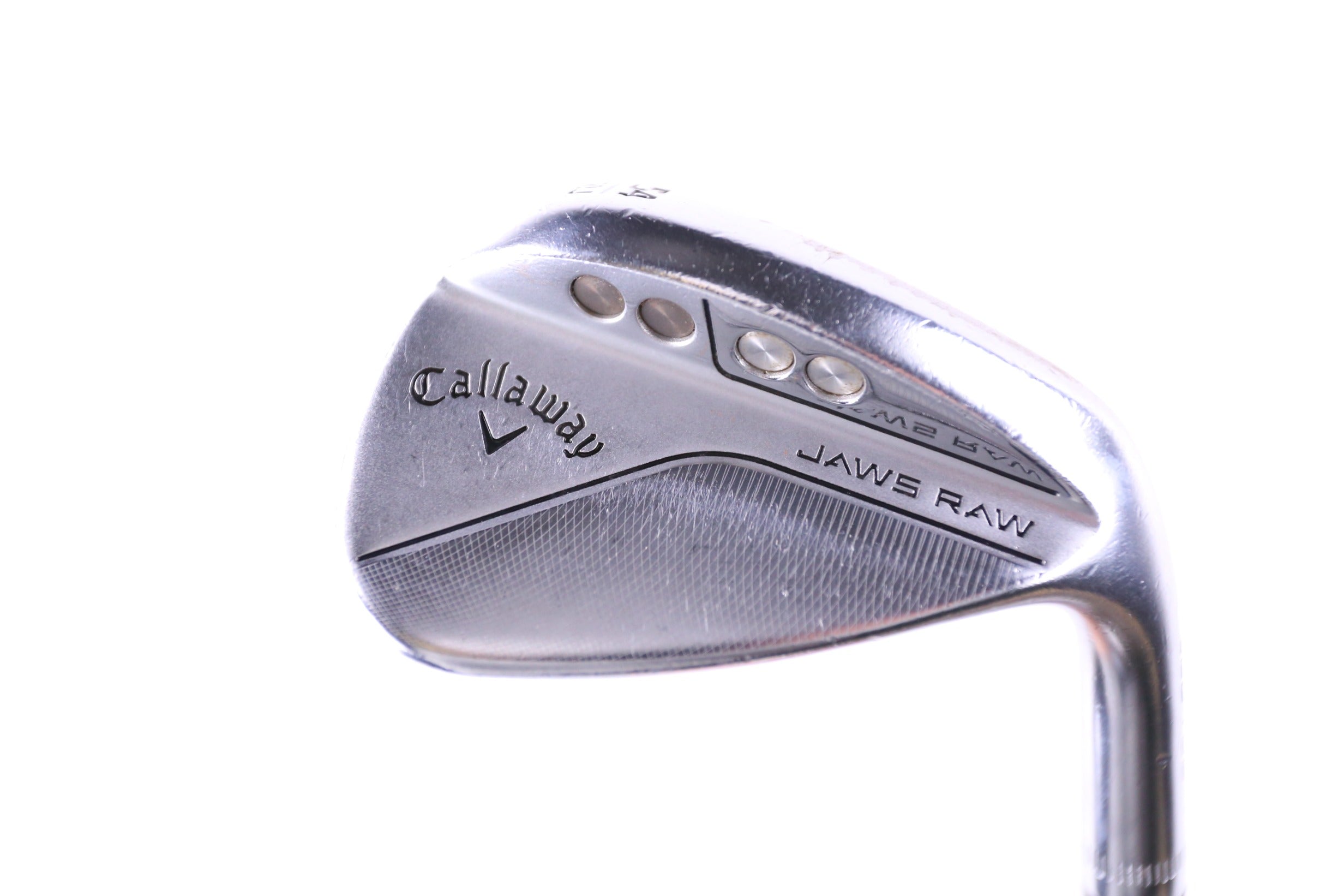 Used Callaway JAWS Raw Chrome Sand Wedge - Right Handed 54° Stiff Flex Golf Club for Bunker Shots & Short Game Precision