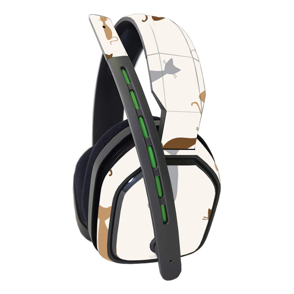 MightySkins Vinyl Decal Wrap Cover for Astro A10 Gaming Headset - Cat Lady Design | Protective & Durable Skin | Easy to Apply & Remove | Made in USA | Perfect for Gamers & Streamers