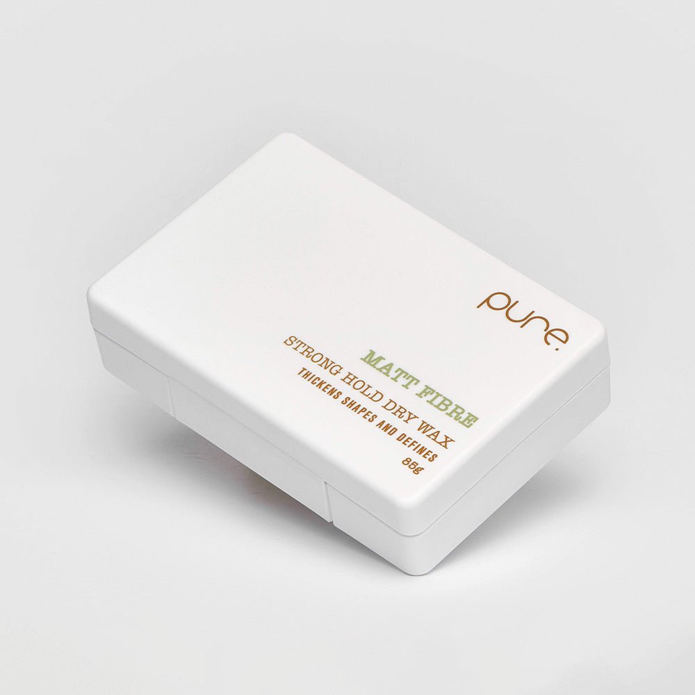 Pure Matt Fibre Wax 85g - Strong Hold & Natural Finish for Men's Hairstyling - Perfect for Textured, Messy, and Undercut Looks