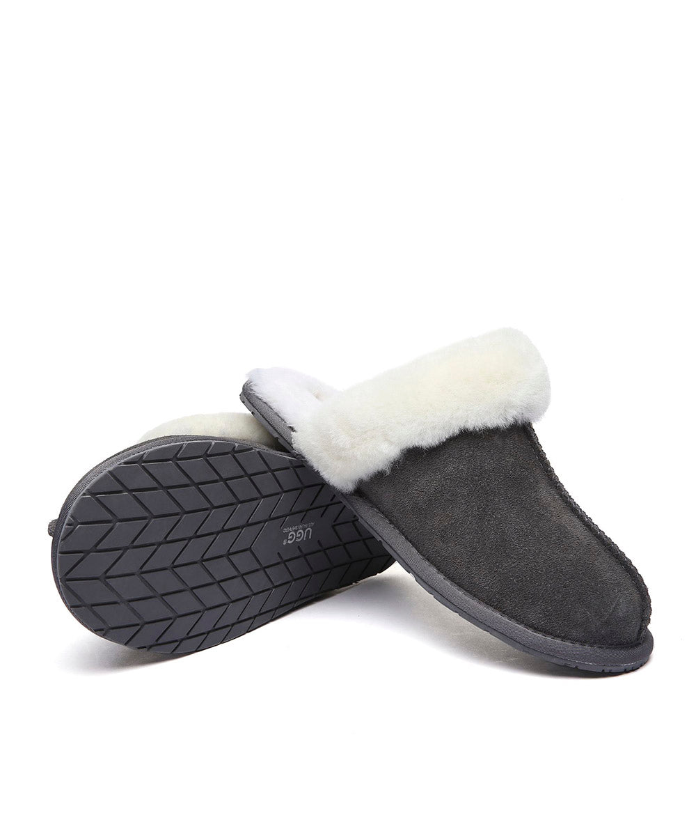Men's UGG Snuggly Slippers - Cozy Indoor House Shoes with Soft Fleece Lining for Winter Comfort - Perfect for Lounging at Home, Relaxing by the Fireplace & Keeping Feet Warm in Cold Weather