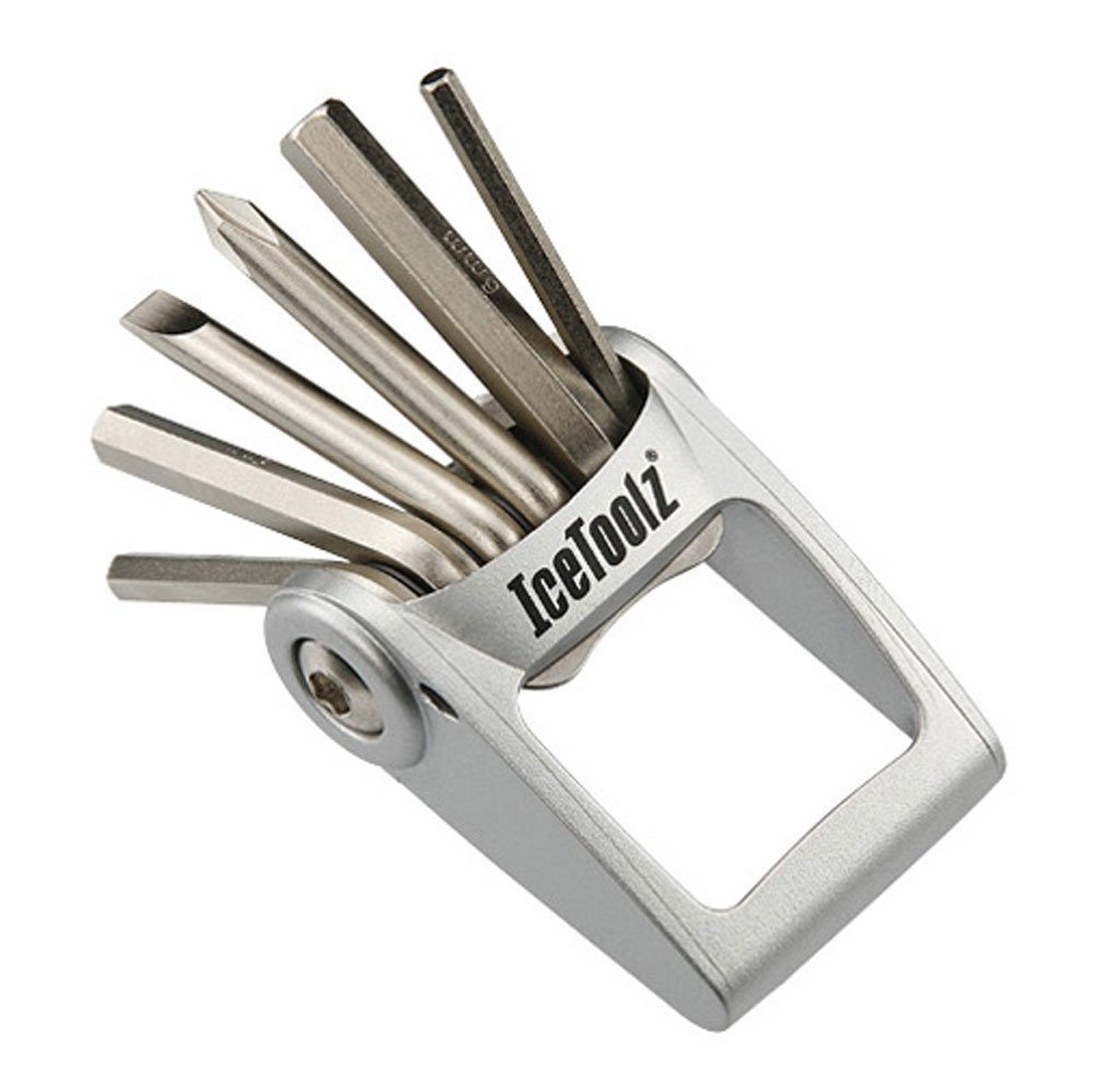 Ice Toolz Mighty 7 Multi Tool - Professional Bicycle Repair Kit with 7 Essential Tools for Cycling Maintenance | Perfect for Road Bikes, Mountain Bikes & Home Bike Repair