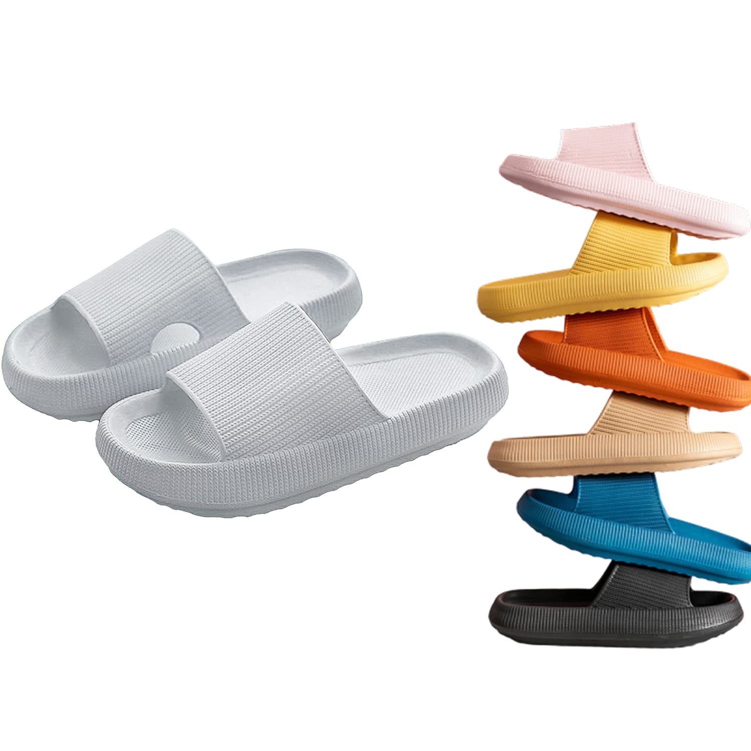 Foggs Japan Super Soft Non-Slip House Slippers for Men & Women - Cozy Indoor/Outdoor Home Shoes for Relaxation & Comfort