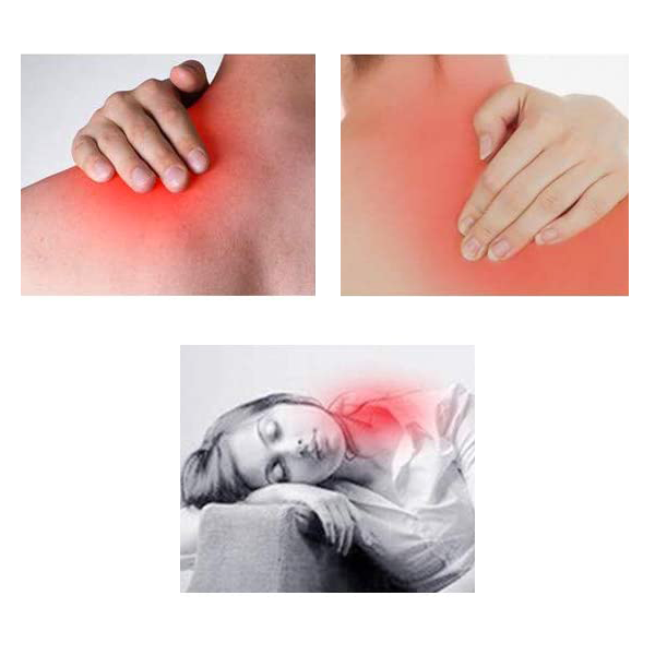 Magnetic Tourmaline Self Heating Shoulder Wrap for Pain Relief - Rechargeable Heat Therapy Pad for Neck, Back & Shoulder Pain - Perfect for Home, Office & Travel Use