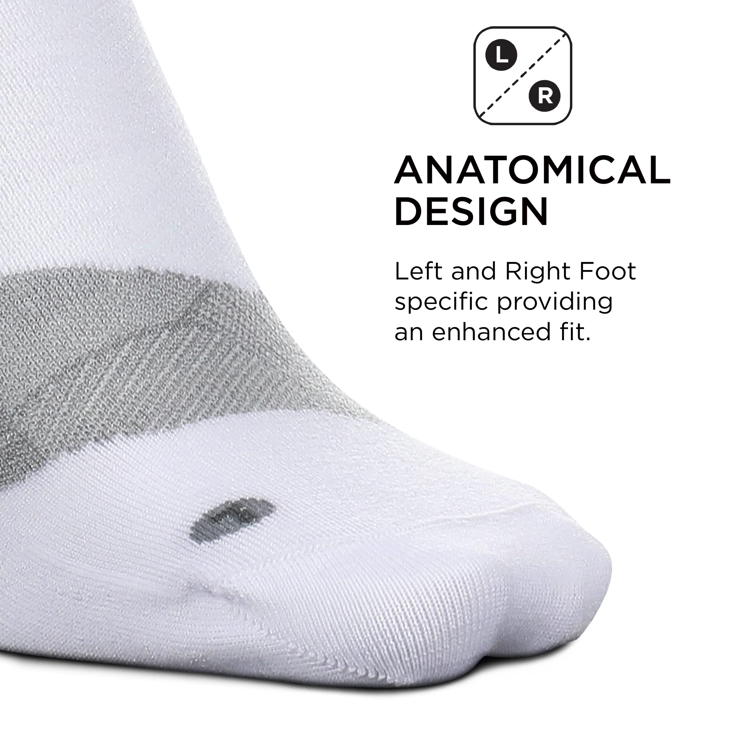 Feetures Merino 10 Ultra Light Cushion No Show Tab Ankle Socks - Breathable Wool Socks for Women & Men (1 Pair) - Perfect for Running, Hiking & Everyday Comfort
