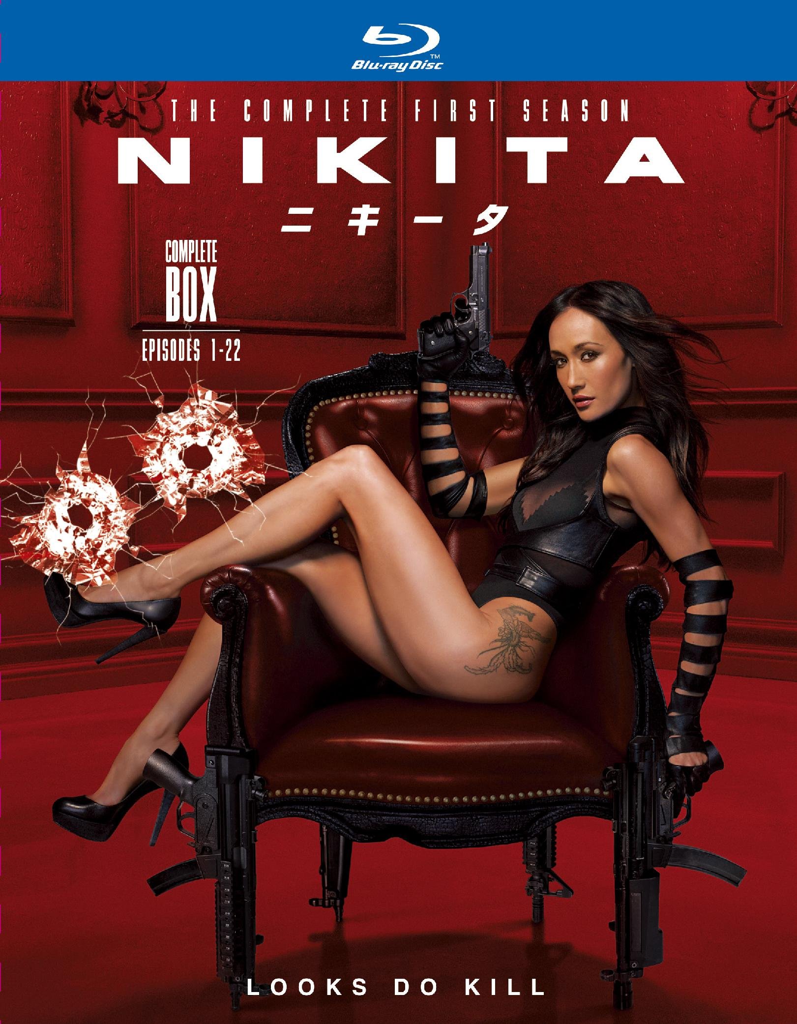 NIKITA First Season Complete Box Set Blu-ray - Action-Packed Spy Thriller for Movie Night & TV Series Collectors