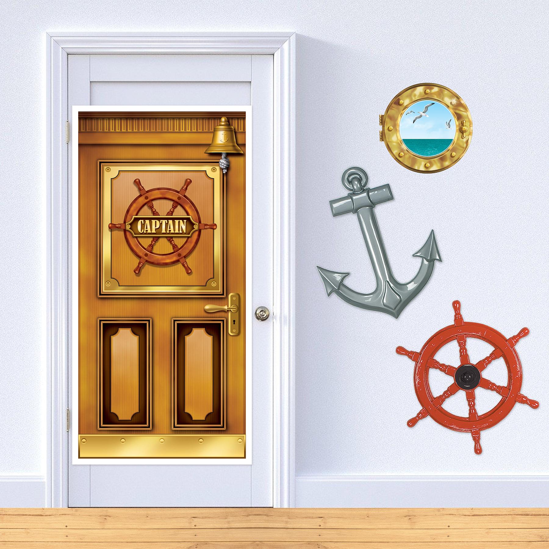 12 Pack Beistle Cruise Ship Porthole Party Peel 'N Place Window Clings - Perfect for Cruise Theme Parties, Birthday Decorations & Nautical Events