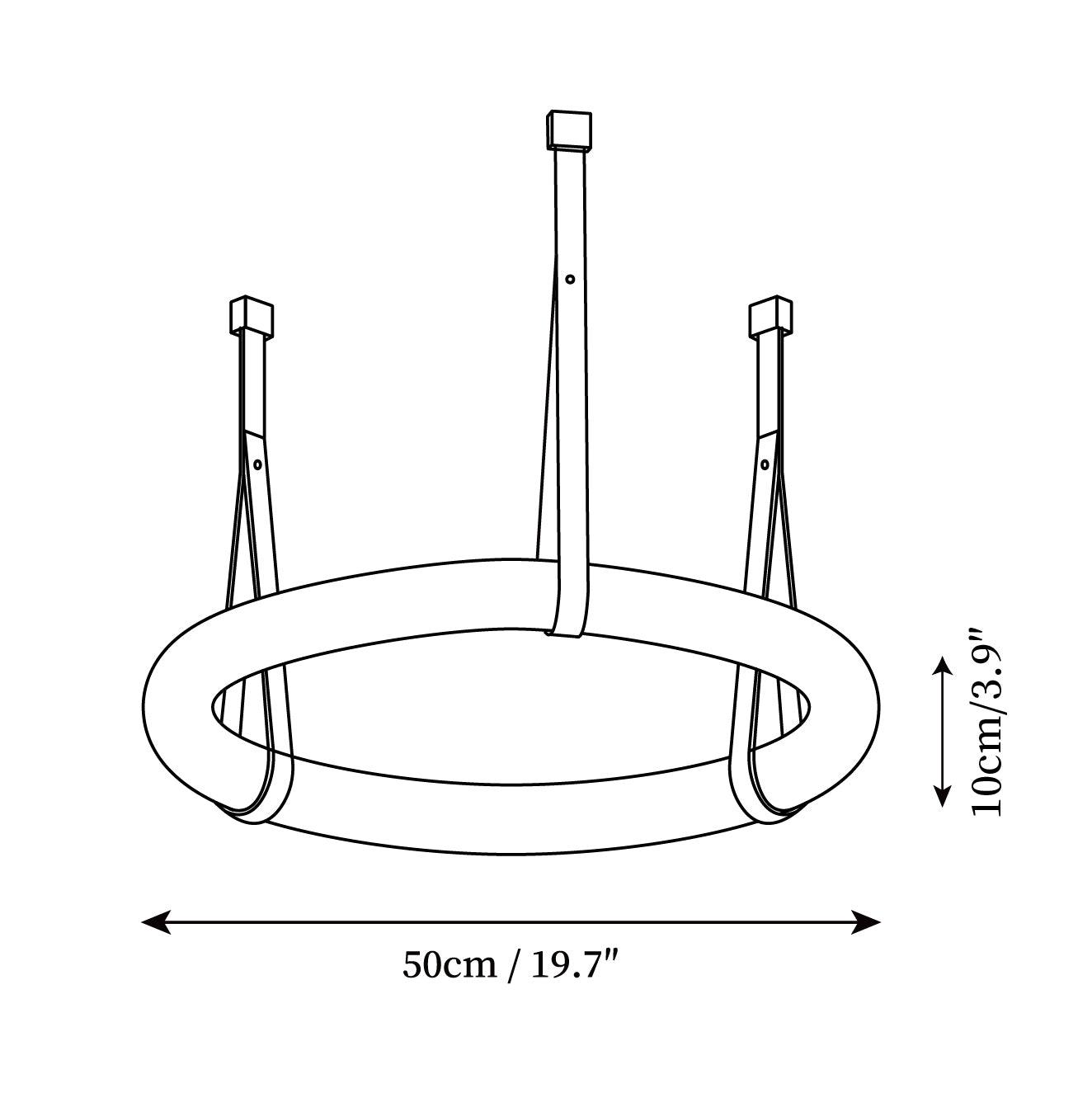 Modern Oslo Pendant Light - Scandinavian Style Hanging Lamp for Dining Room, Kitchen Island, or Living Room Decor