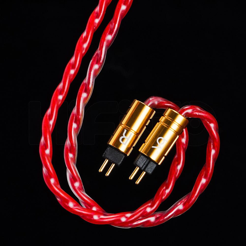 Premium Beat Audio Vermilion MKIII 4-Wire & 8-Wire Upgrade Earphone Cable - High-Quality Audio Replacement for IEMs, Perfect for Audiophiles & Music Professionals - Studio, Gaming, Travel Use