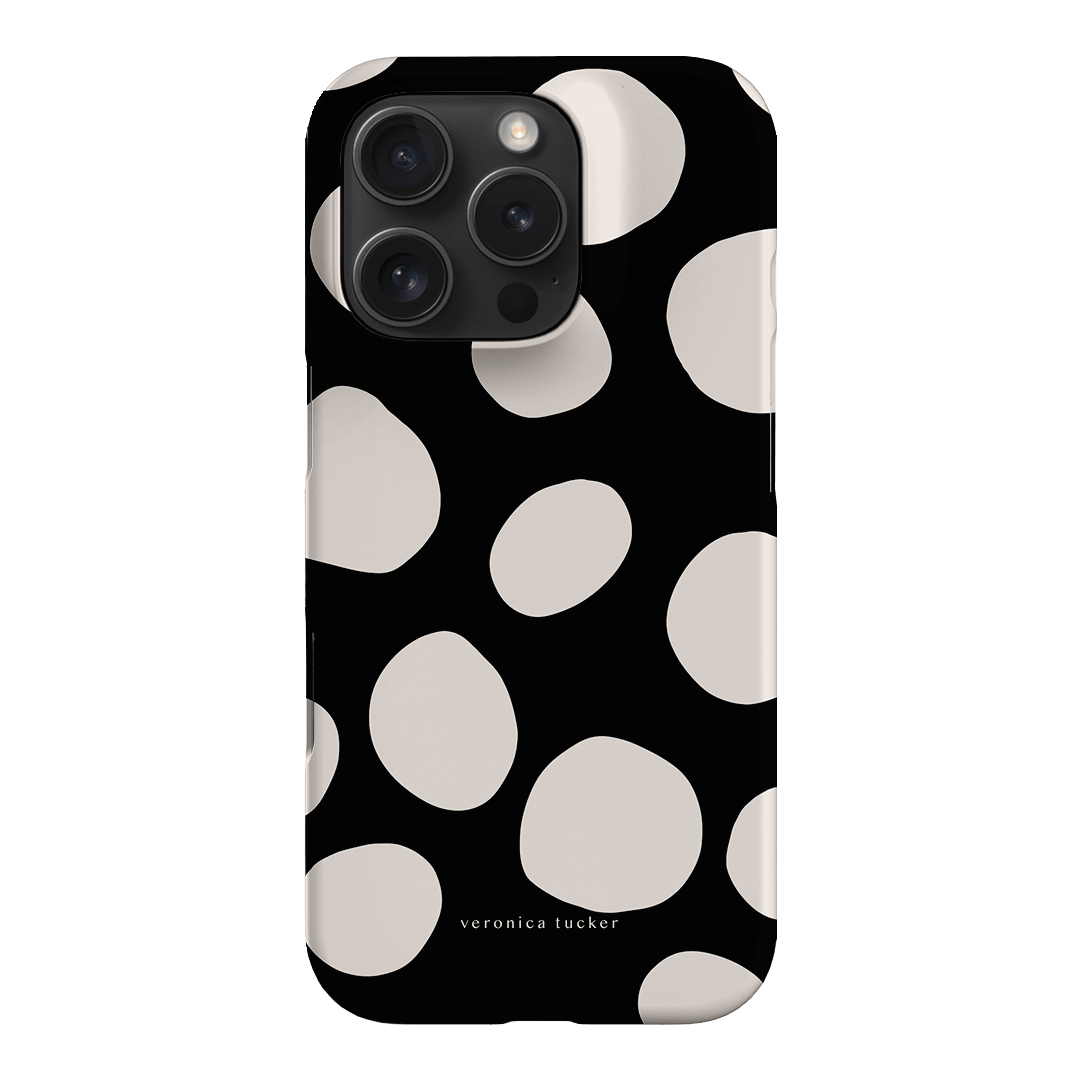 Premium Pebbles Noir Phone Case - Slim Protective Cover for iPhone & Samsung - Perfect for Everyday Use, Travel & Outdoor Activities