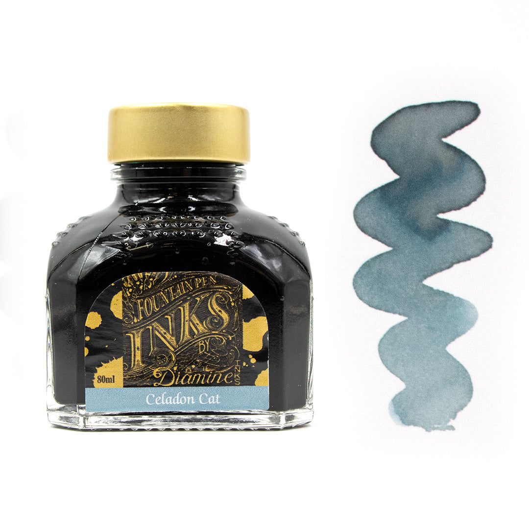 Premium Diamine Ink Bottle 80ml - Vibrant Fountain Pen Ink for Calligraphy, Journaling & Artistic Writing - Smooth Flow & Rich Colors