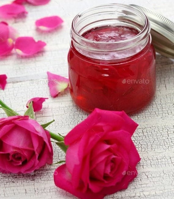 Premium Organic Rose Jam | 380g Jar | Authentic Turkish Delight | Perfect for Breakfast, Desserts & Gift Giving