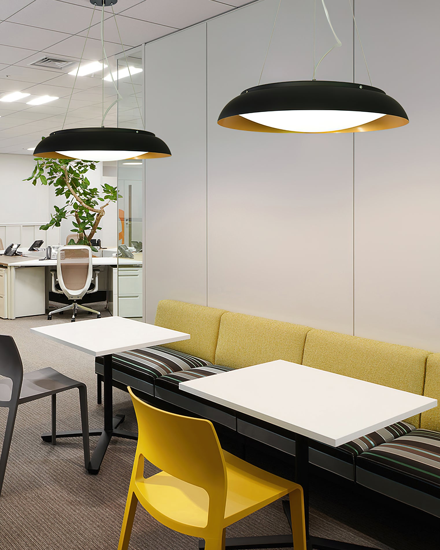 Modern Aero Pendant Light - Sleek Minimalist Ceiling Lamp for Kitchen Island, Dining Room & Bedroom - Energy Efficient LED Hanging Light Fixture
