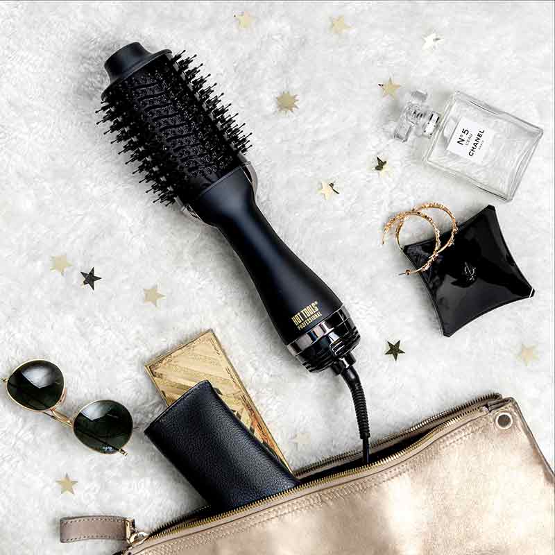 Hot Tools Black Gold Volumizer Hair Styler for Volume & Lift - Perfect for Salon-Quality Blowouts & Everyday Styling