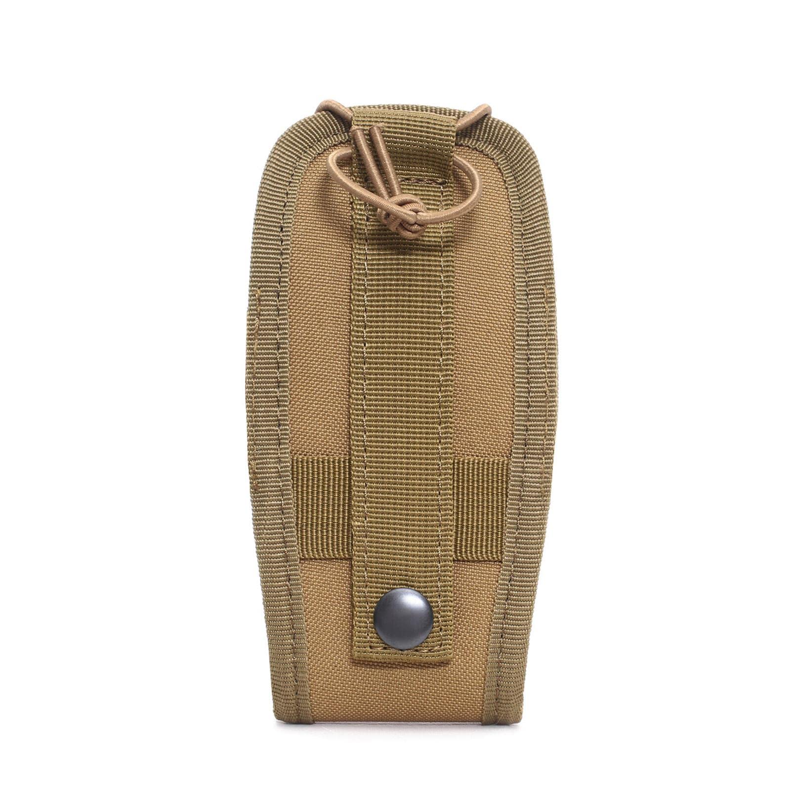 Heavy Duty Two-Way Radio Holster Case with Belt Pouch - Durable Walkie Talkie Holder for Construction, Security & Outdoor Activities