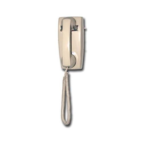 Viking Electronics VK-K-1500P-W-AS No Dial Wall Mount Telephone - Ash White Retro Landline Phone for Home, Office & Vintage Decor (Box Included) - Perfect for Classic Interiors, Restaurants & Themed Spaces
