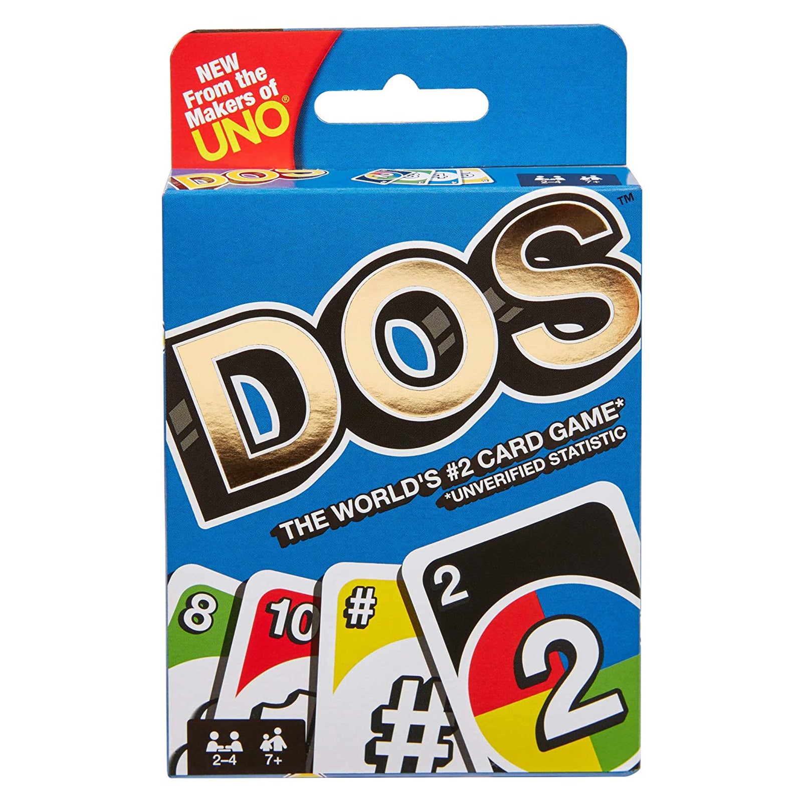 Dos The Card Game - Fun Family & Party Game for All Ages | Perfect for Game Nights, Travel & Social Gatherings