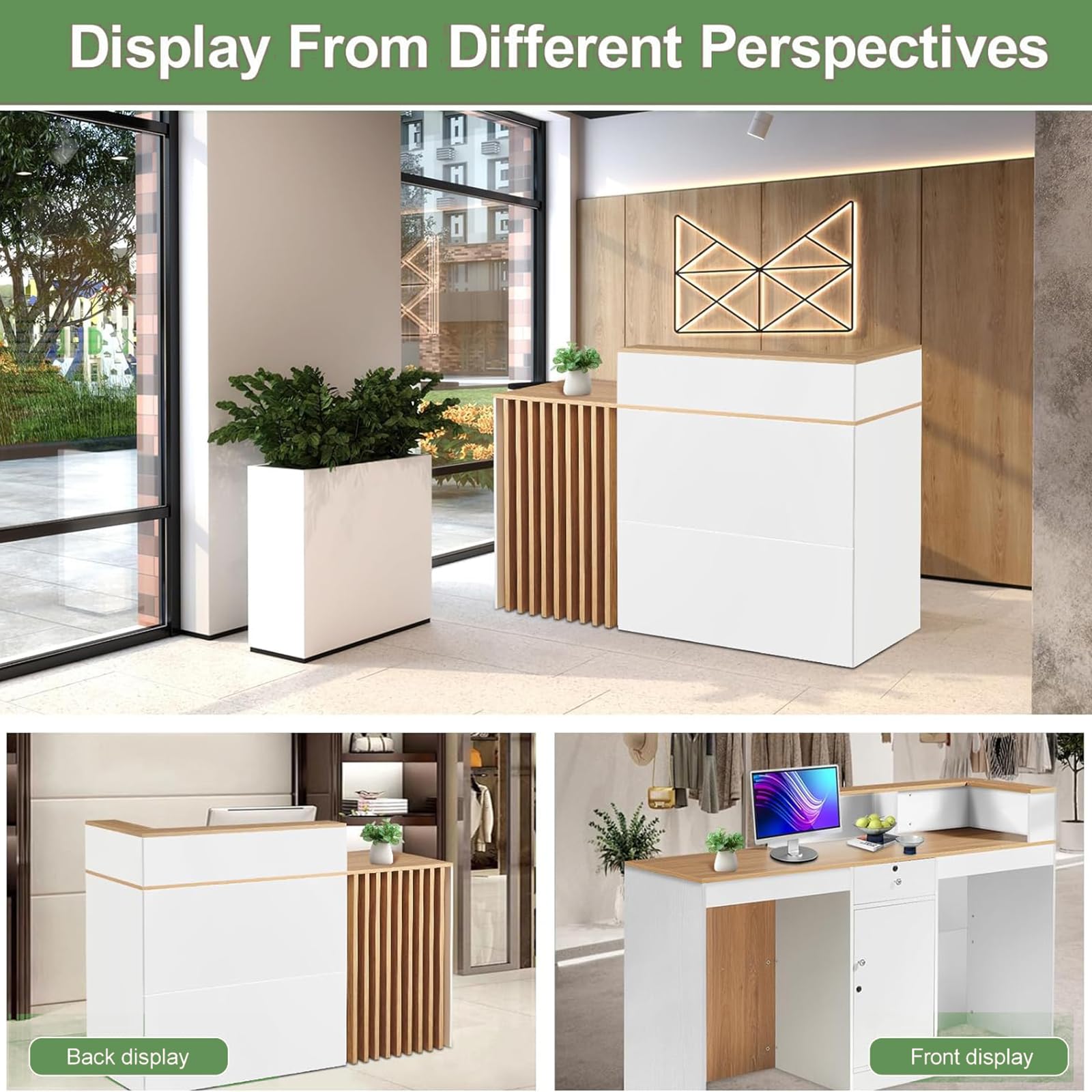 Modern Reception Desk - 63