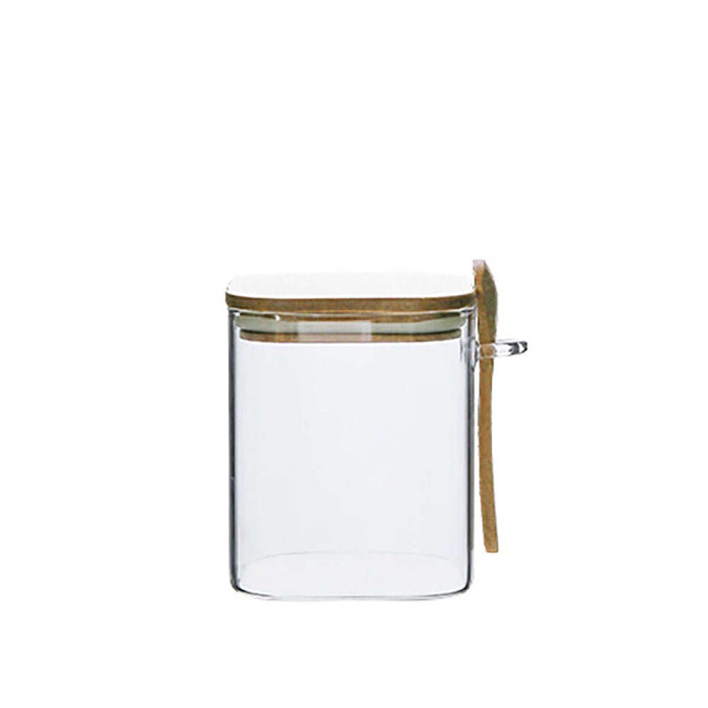 Premium Stackable Glass Canisters for Coffee & Tea Storage - Airtight Kitchen Organizer for Pantry, Countertop, and Office Use